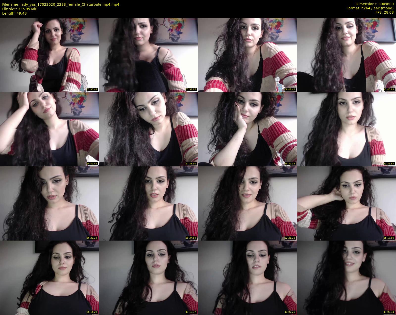 lady_yas — 50 minute Chaturbate female cam show recording, 480p, Feb 17, 2020
