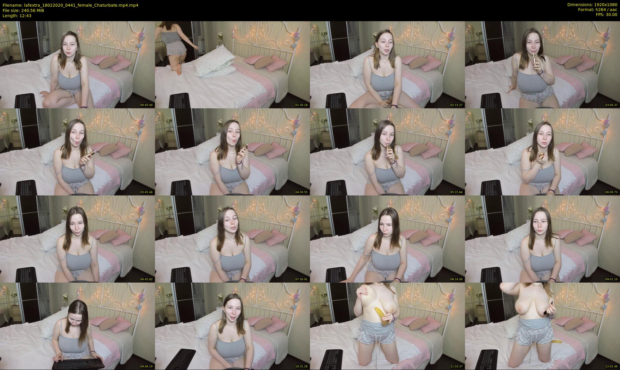 lafextra — 13 minute Chaturbate female cam show recording, 1080p, Feb 18, 2020