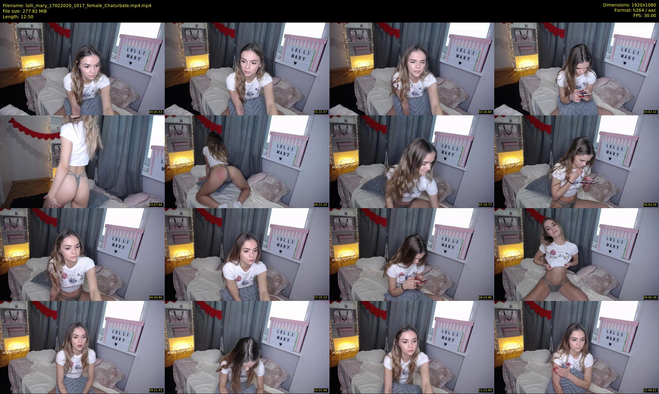lolli_mary — 13 minute Chaturbate female cam show recording, 1080p, Feb 17, 2020