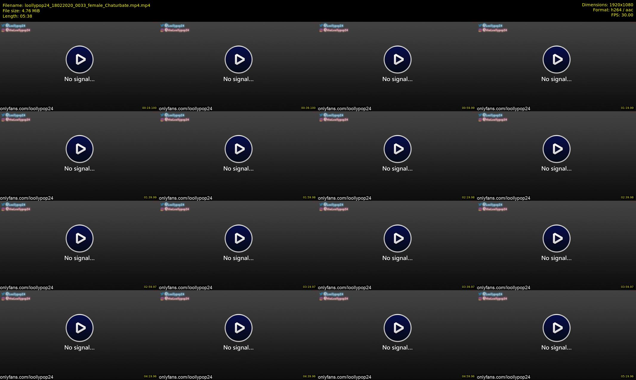 loollypop24 — 6 minute Chaturbate female cam show recording, 1080p, Feb 18, 2020