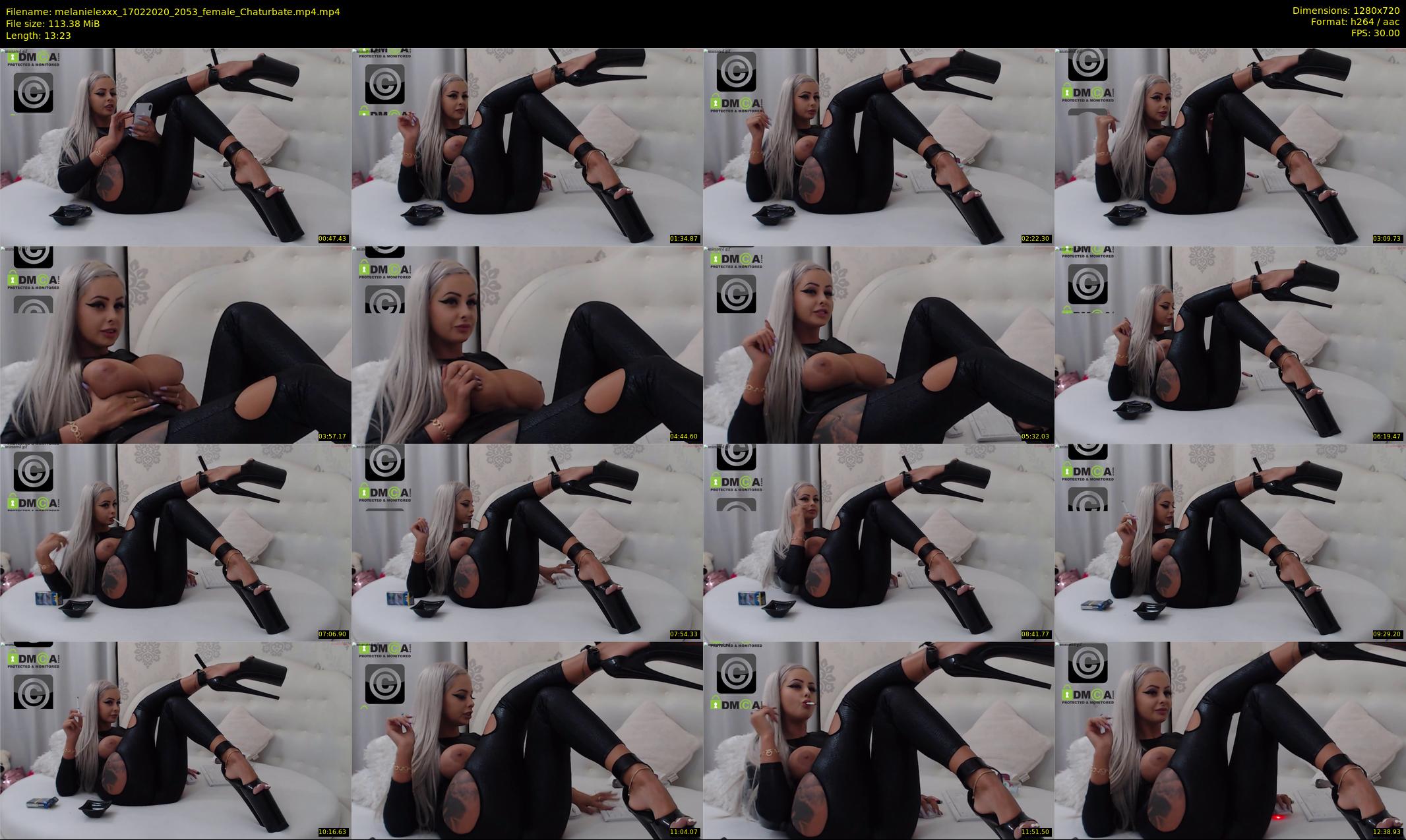 melanielexxx — 14 minute Chaturbate female cam show recording, 720p, Feb 17, 2020