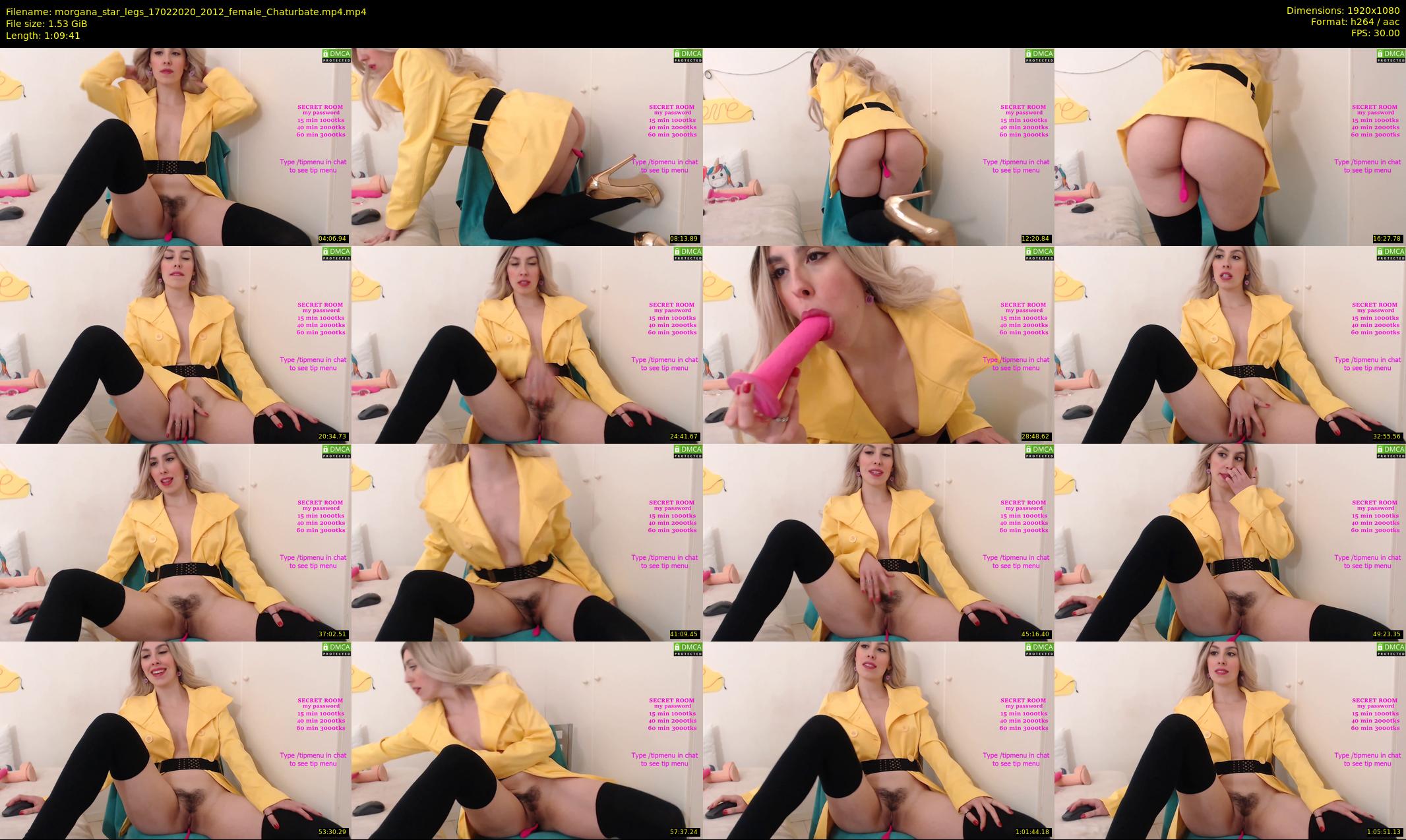 morgana_star_legs — 70 minute Chaturbate female cam show recording, 1080p, Feb 17, 2020