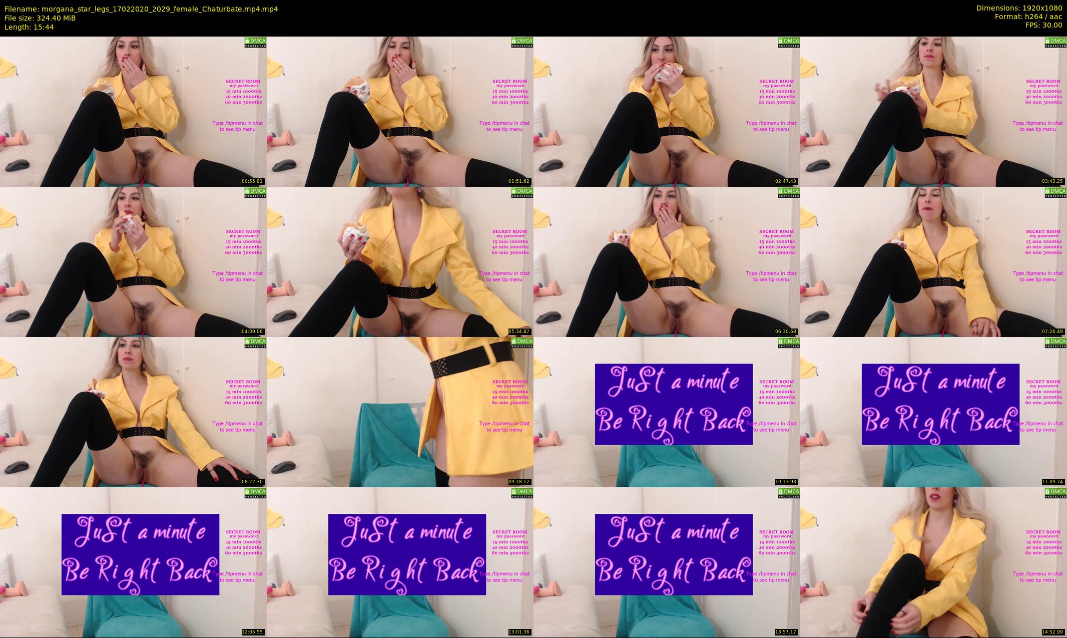 morgana_star_legs — 16 minute Chaturbate female cam show recording, 1080p, Feb 17, 2020