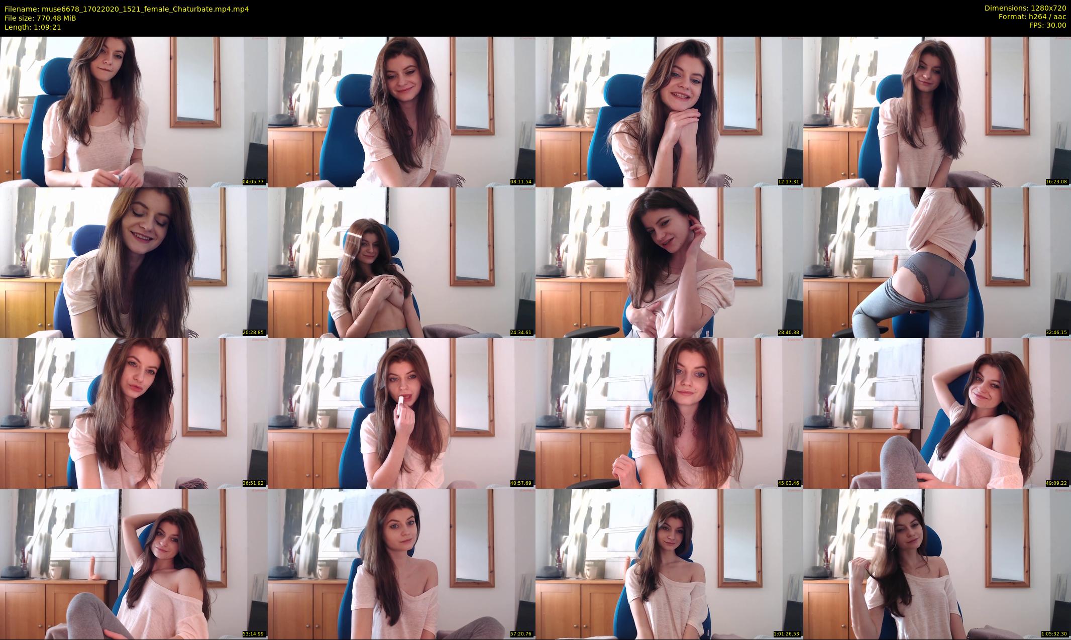 muse6678 — 70 minute Chaturbate female cam show recording, 720p, Feb 17, 2020