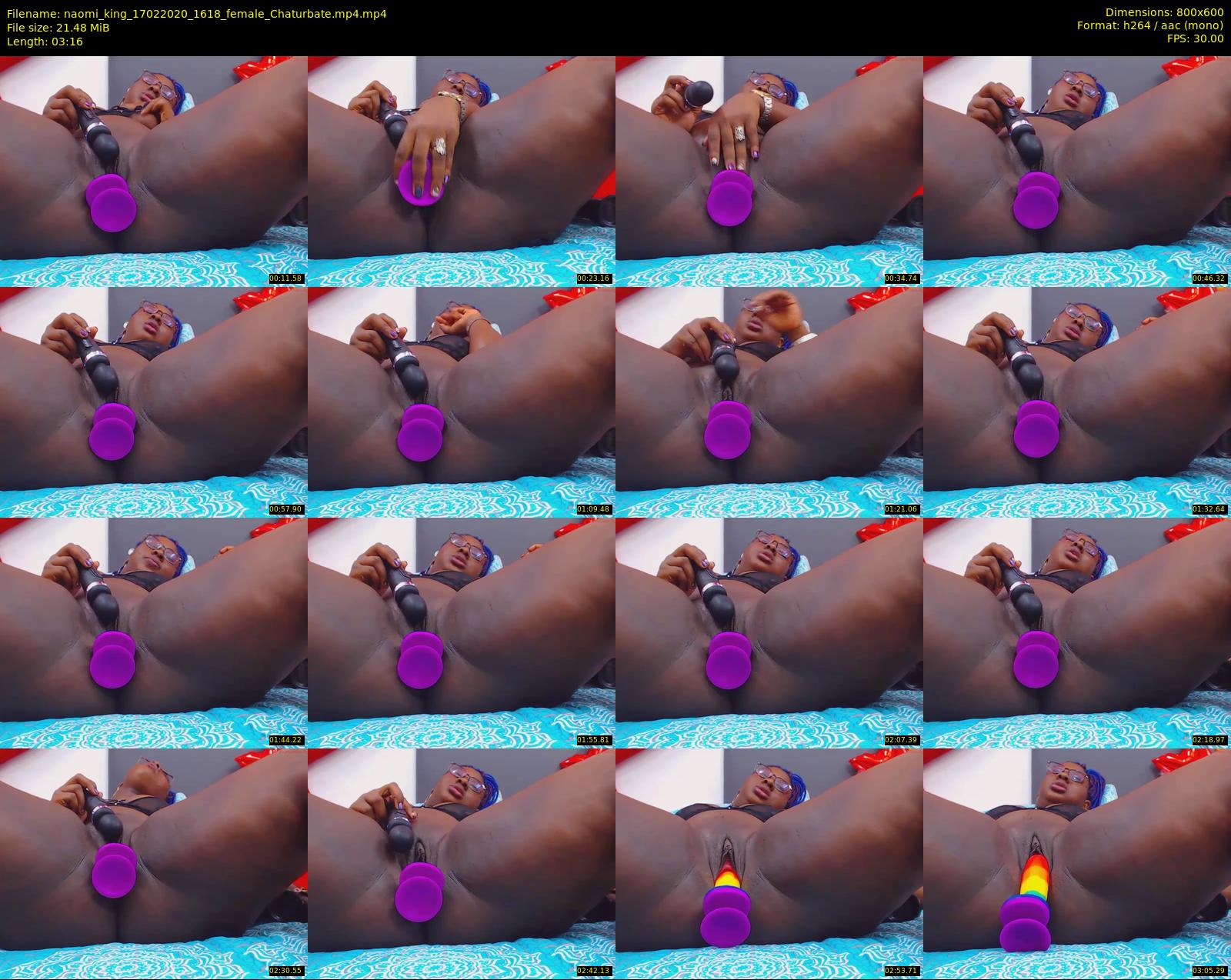naomi_king — 4 minute Chaturbate female cam show recording, 480p, Feb 17, 2020