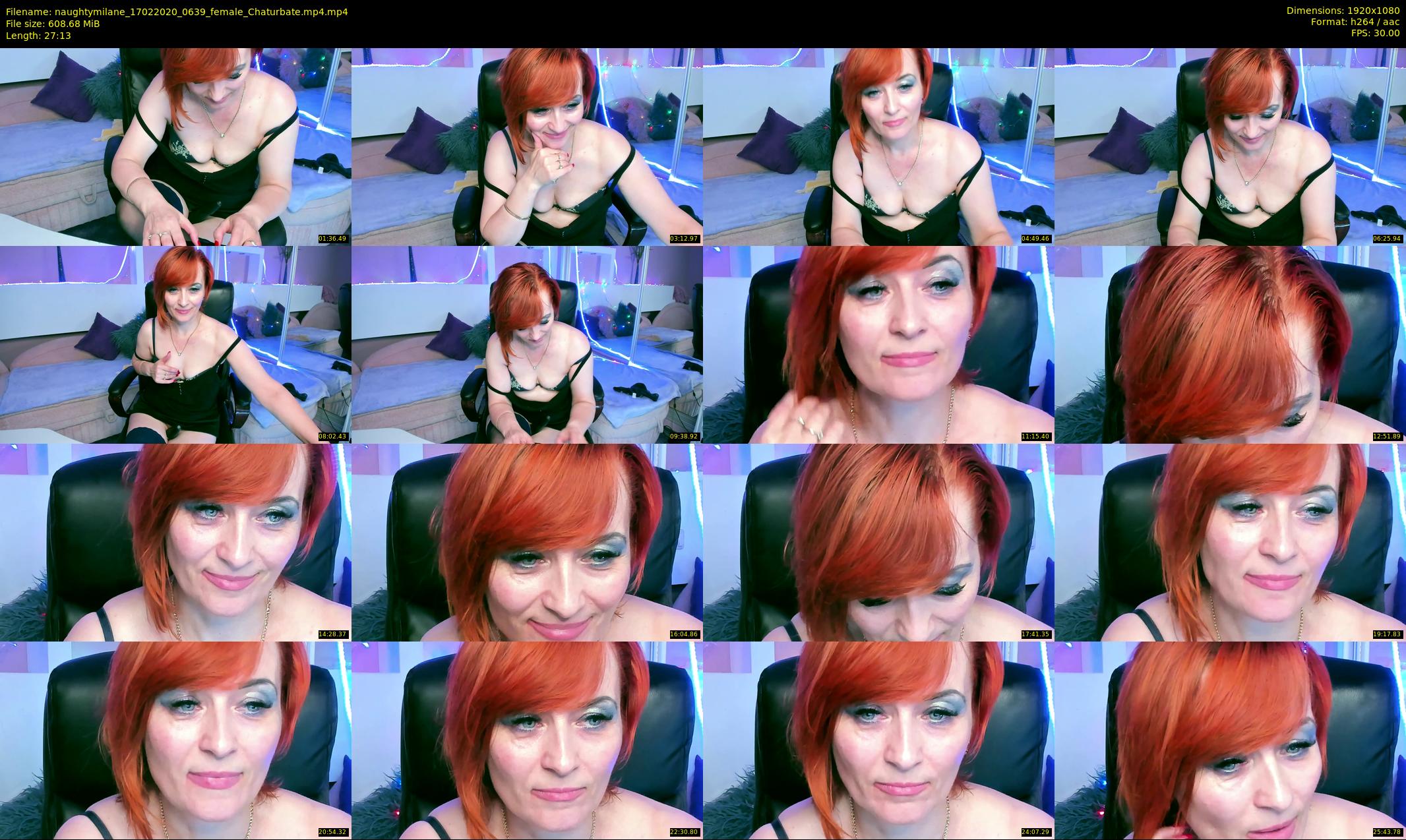 naughtymilane — 28 minute Chaturbate female cam show recording, 1080p, Feb 17, 2020