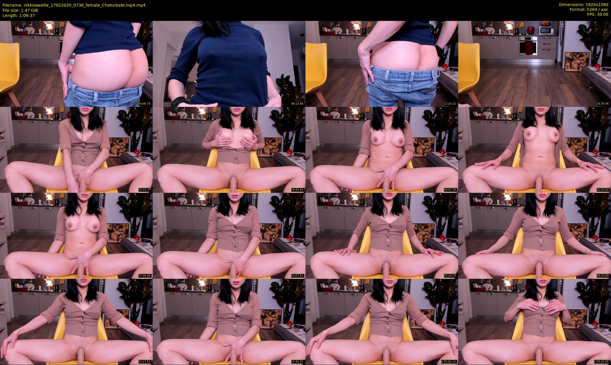 nikkisweetie — 70 minute Chaturbate female cam show recording, 1080p, Feb 17, 2020