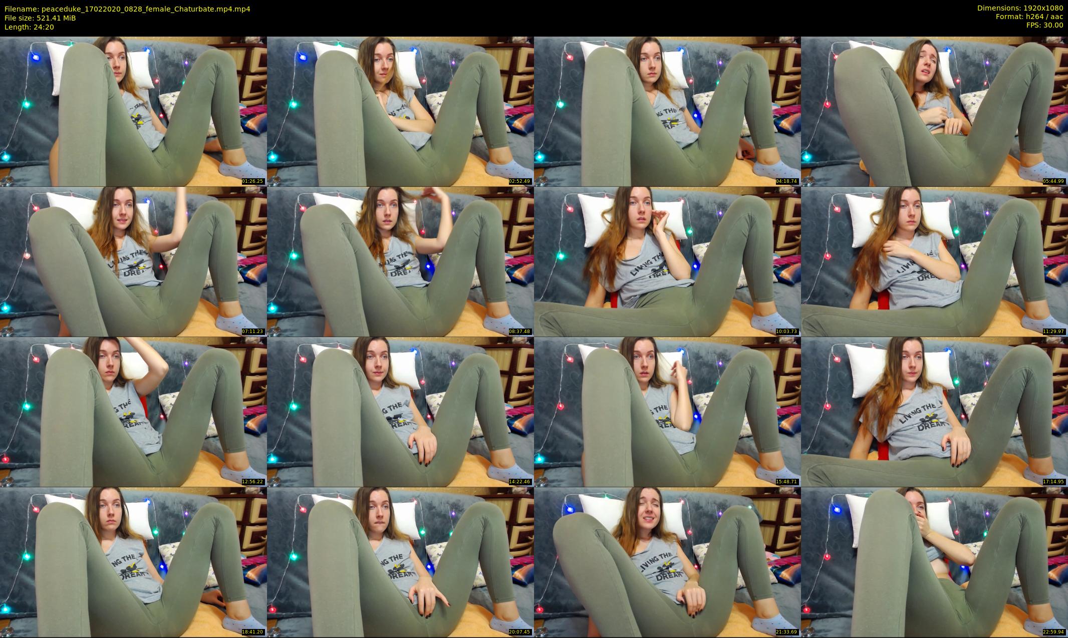 peaceduke — 25 minute Chaturbate female cam show recording, 1080p, Feb 17, 2020