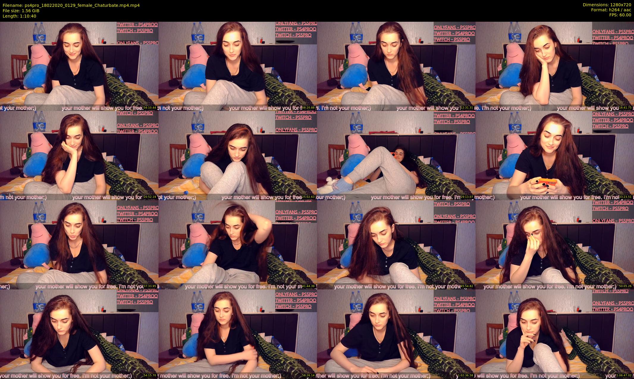 ps4pro — 71 minute Chaturbate female cam show recording, 720p, Feb 18, 2020