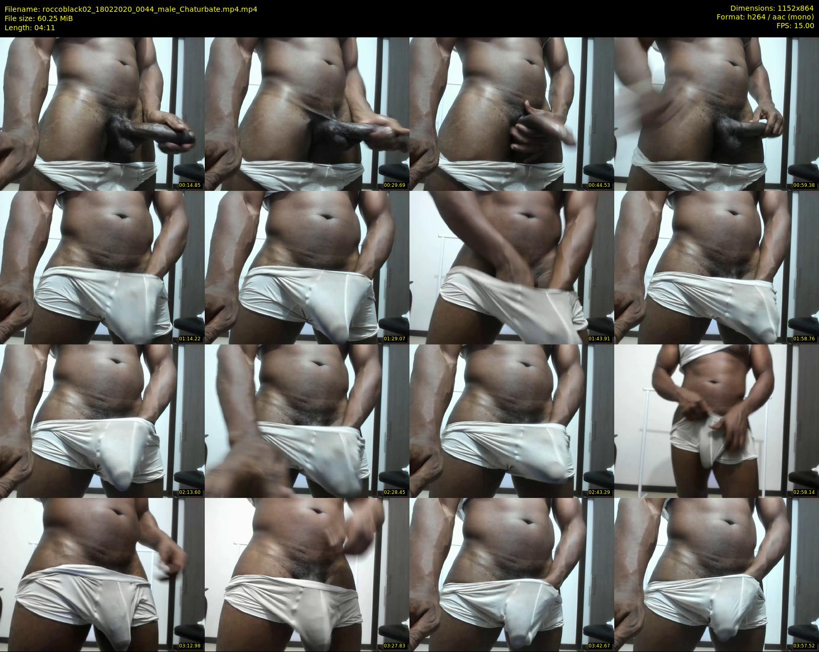 roccoblack02 — 5 minute Chaturbate male cam show recording, 720p, Feb 18, 2020