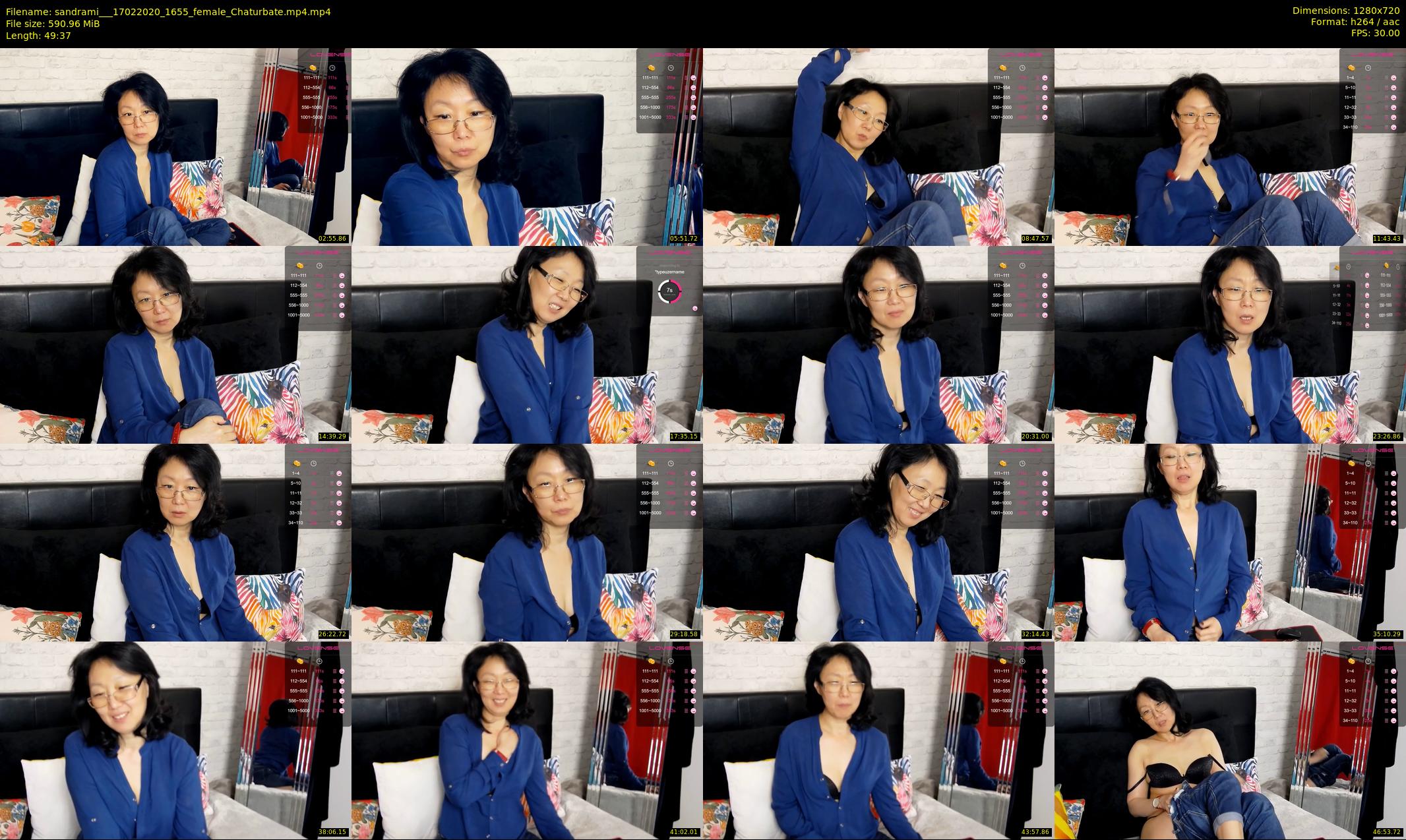 sandrami__ — 50 minute Chaturbate female cam show recording, 720p, Feb 17, 2020