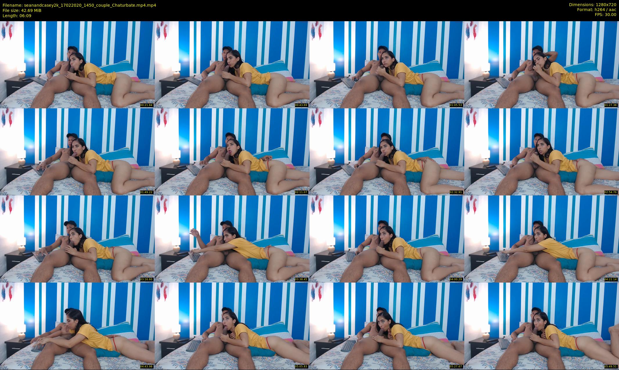 seanandcasey2k — 7 minute Chaturbate couple cam show recording, 720p, Feb 17, 2020