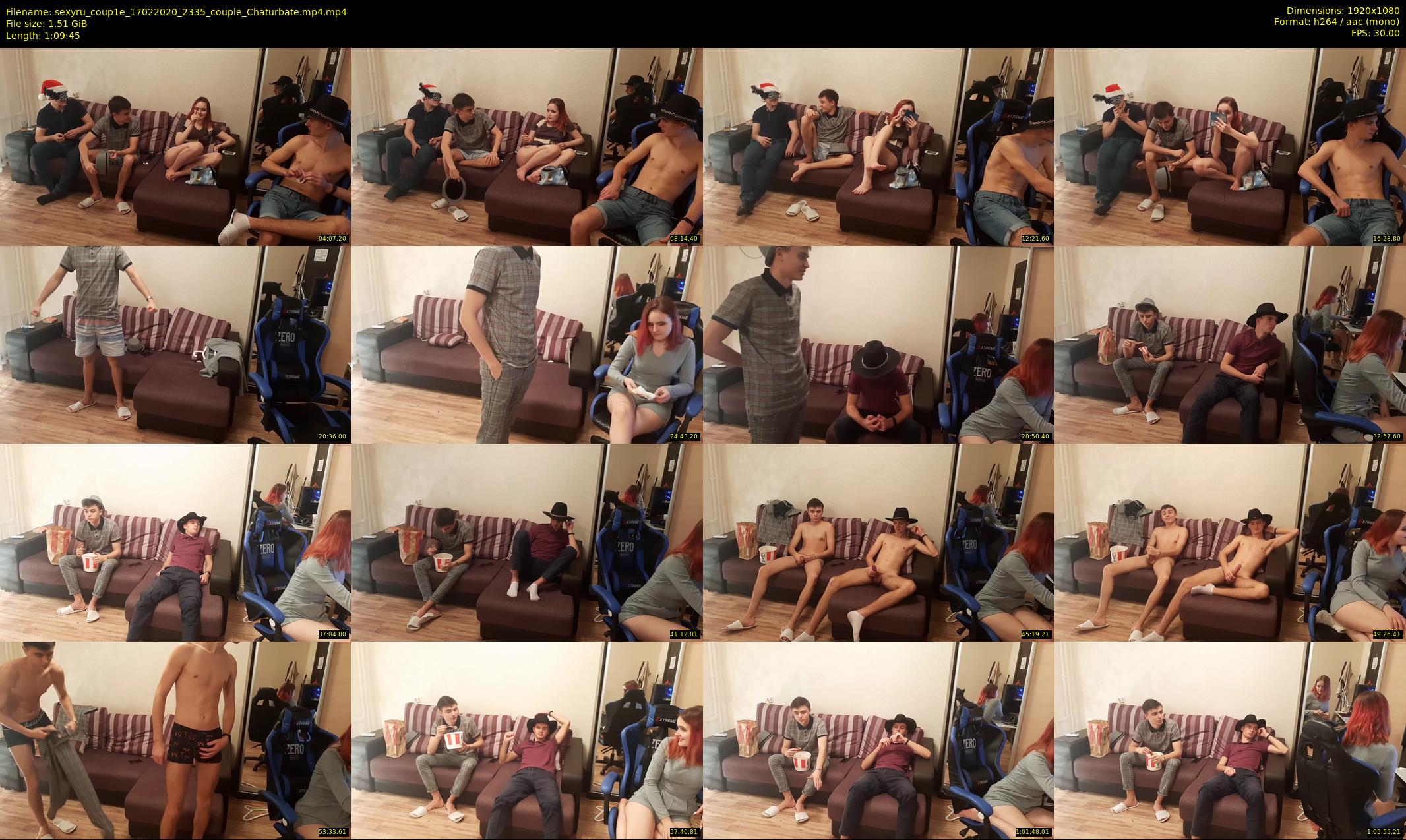 sexyru_coup1e — 70 minute Chaturbate couple cam show recording, 1080p, Feb 17, 2020