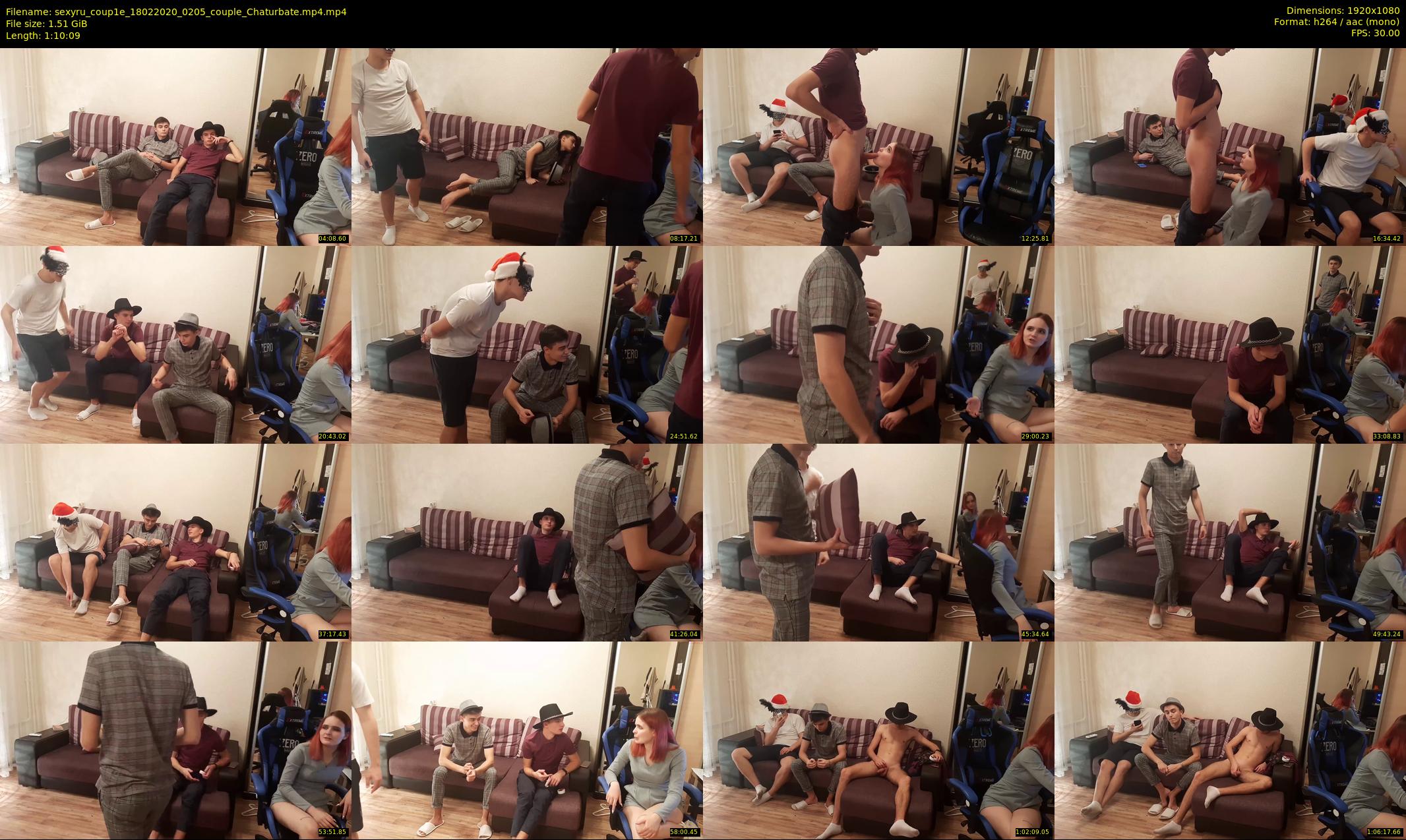 sexyru_coup1e — 71 minute Chaturbate couple cam show recording, 1080p, Feb 18, 2020