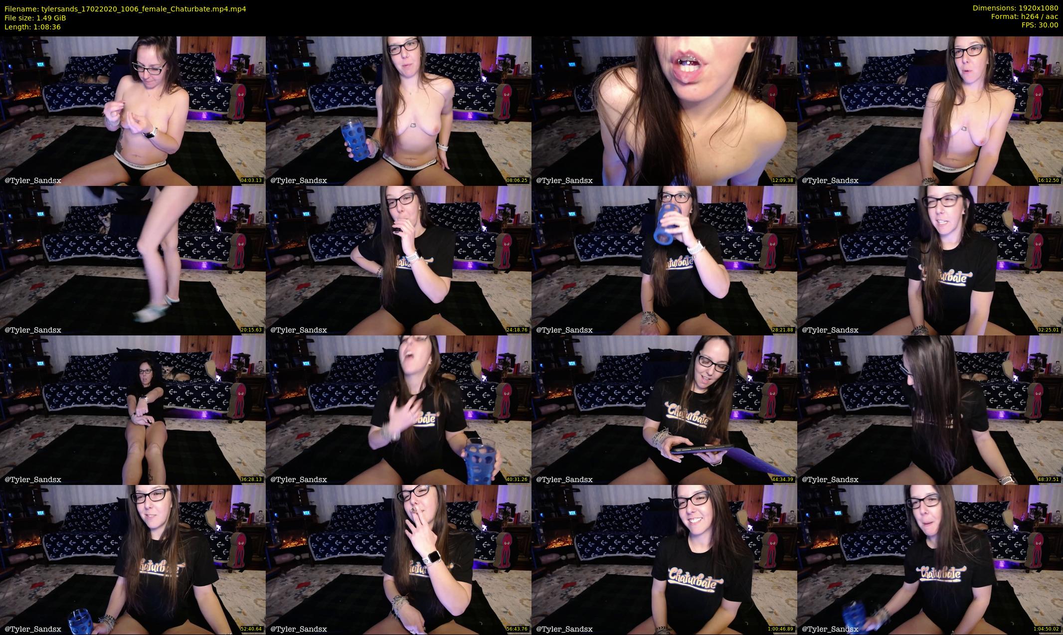 tylersands — 69 minute Chaturbate female cam show recording, 1080p, Feb 17, 2020