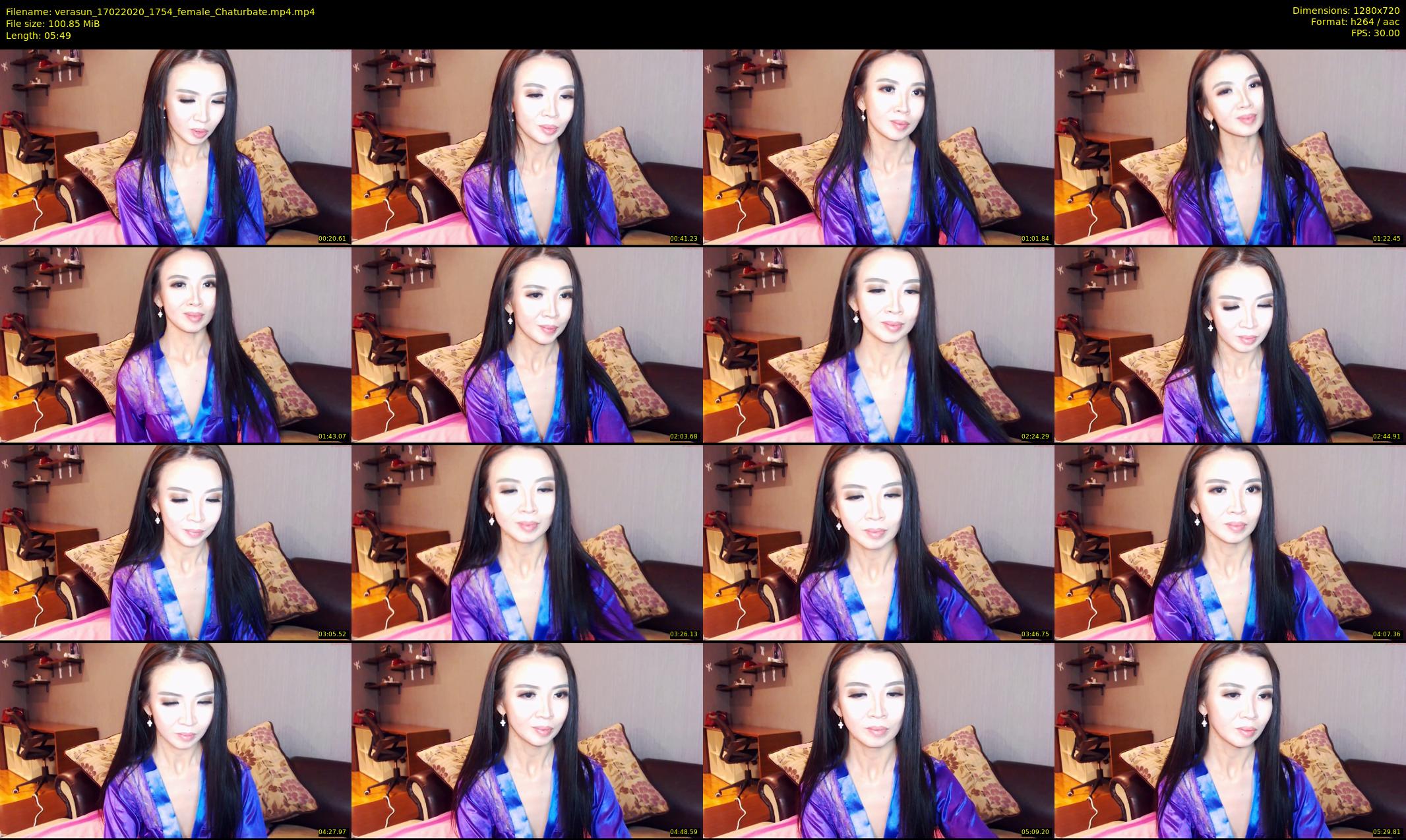 verasun — 6 minute Chaturbate female cam show recording, 720p, Feb 17, 2020