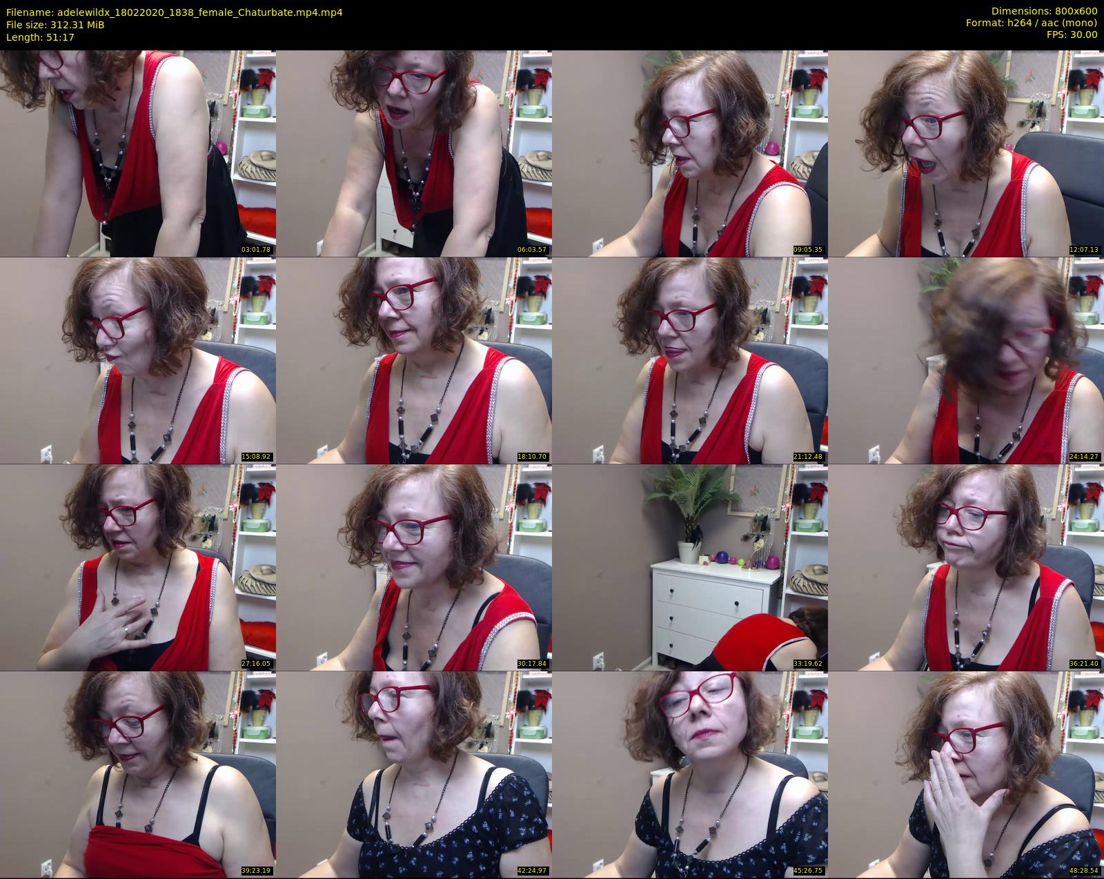 adelewildx — 52 minute Chaturbate female cam show recording, 480p, Feb 18, 2020