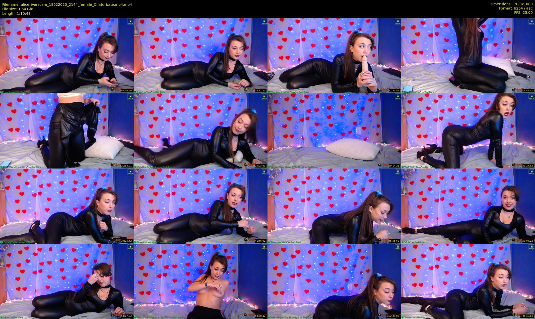 aliceriverscam — 71 minute Chaturbate female cam show recording, 1080p, Feb 18, 2020