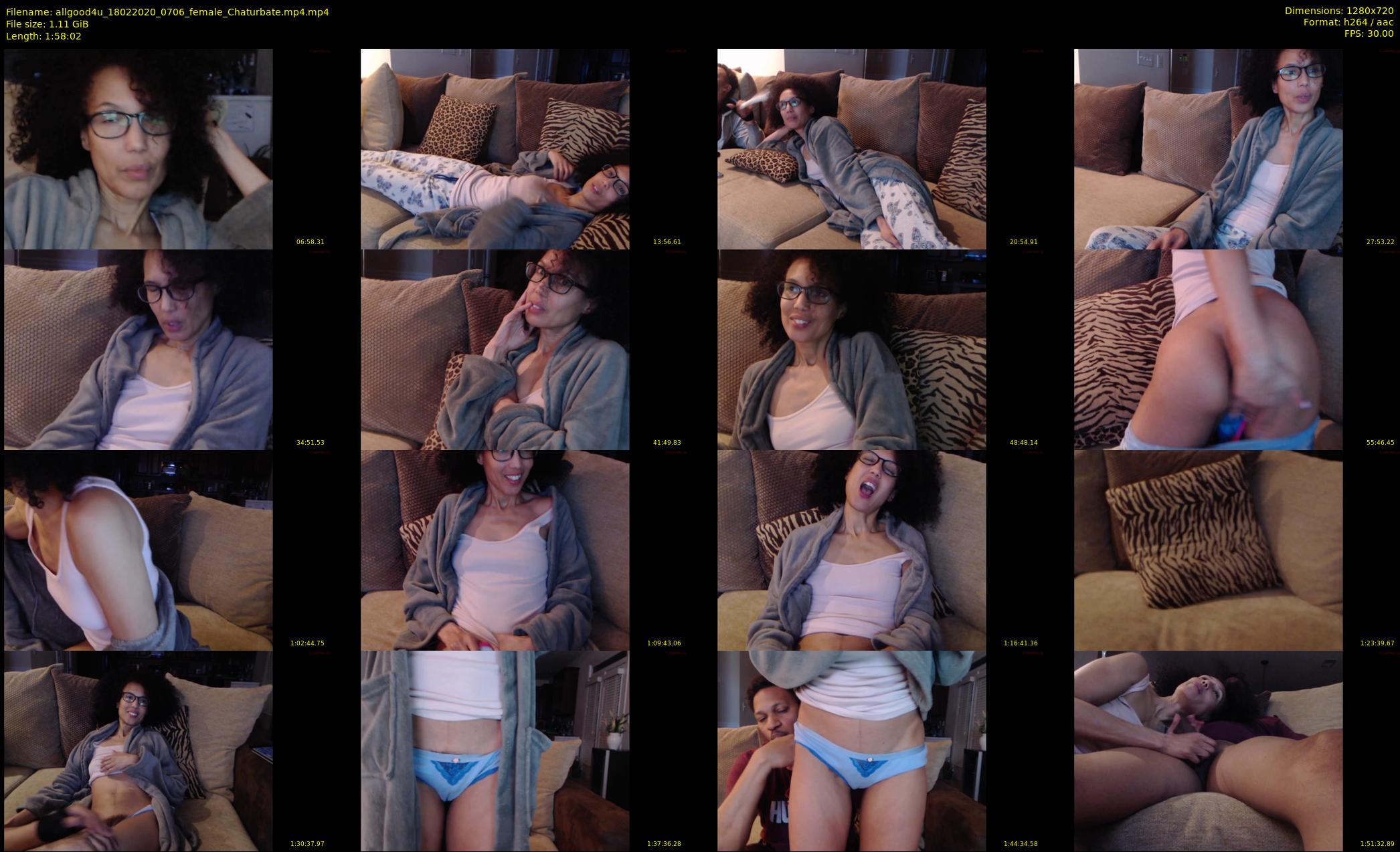 allgood4u — 119 minute Chaturbate couple cam show recording, 720p, Feb 18, 2020