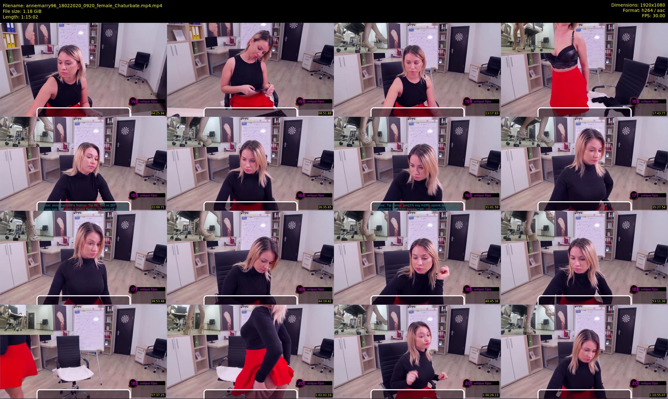 annemarry96 — 76 minute Chaturbate female cam show recording, 1080p, Feb 18, 2020