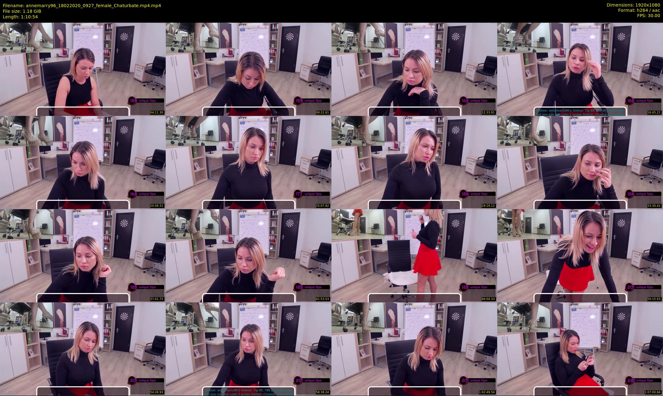 annemarry96 — 71 minute Chaturbate female cam show recording, 1080p, Feb 18, 2020