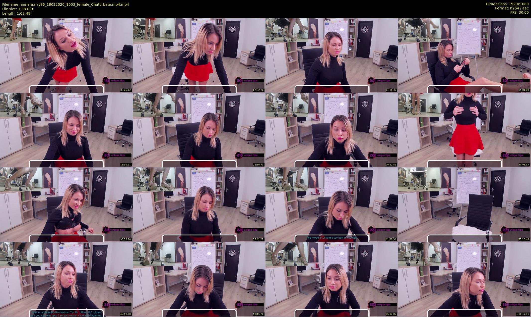 annemarry96 — 64 minute Chaturbate female cam show recording, 1080p, Feb 18, 2020