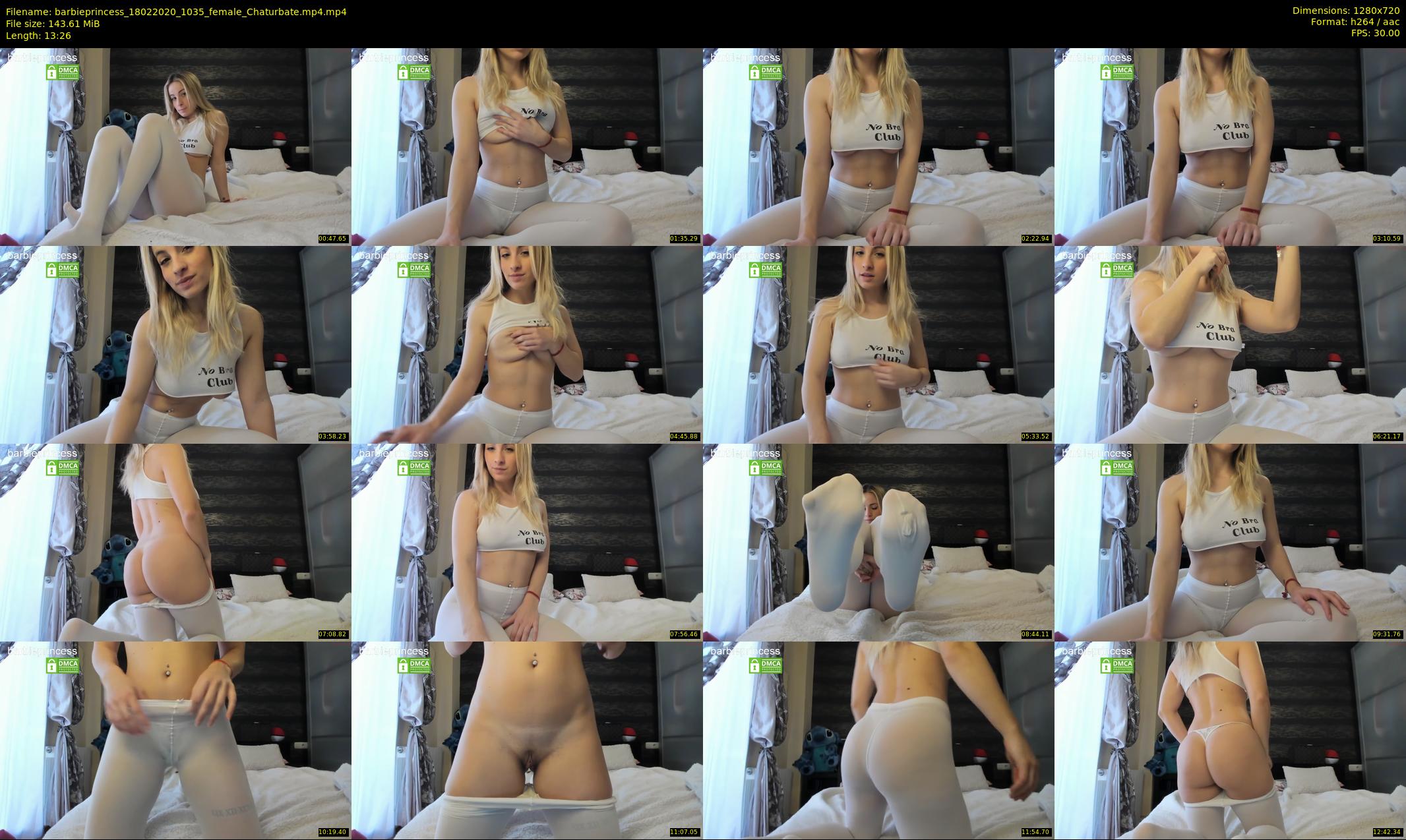 barbieprincess — 14 minute Chaturbate female cam show recording, 720p, Feb 18, 2020