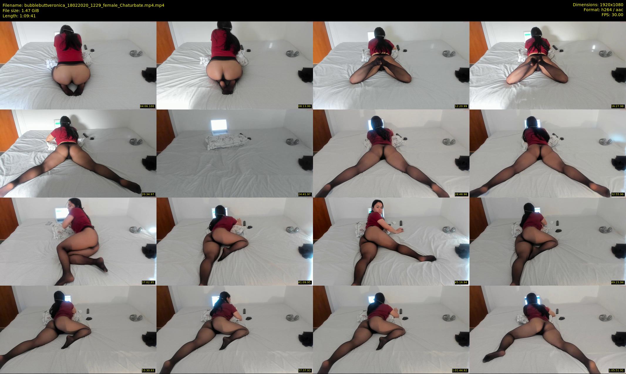 bubblebuttveronica — 70 minute Chaturbate female cam show recording, 1080p, Feb 18, 2020