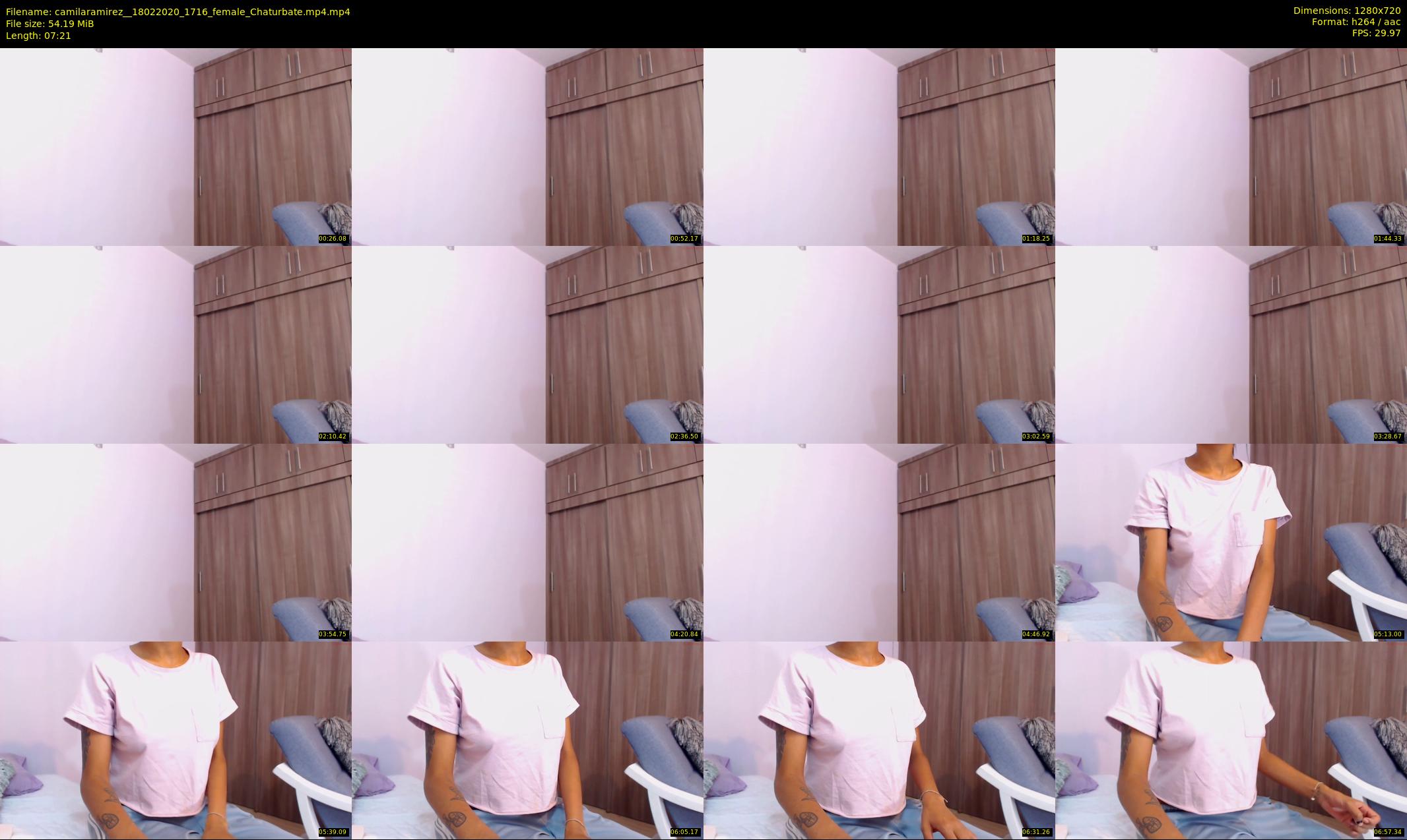 camilaramirez_ — 8 minute Chaturbate female cam show recording, 720p, Feb 18, 2020