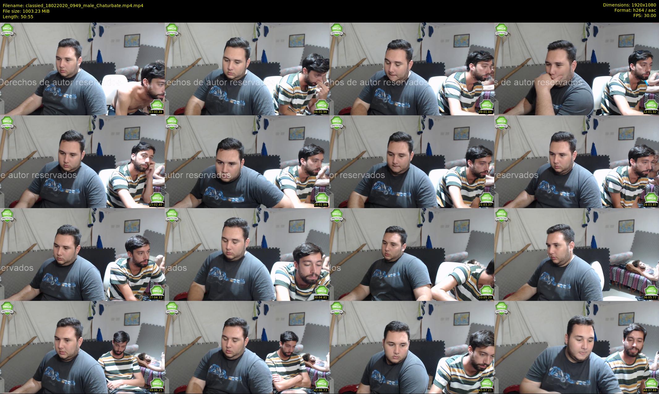 classied — 51 minute Chaturbate male cam show recording, 1080p, Feb 18, 2020