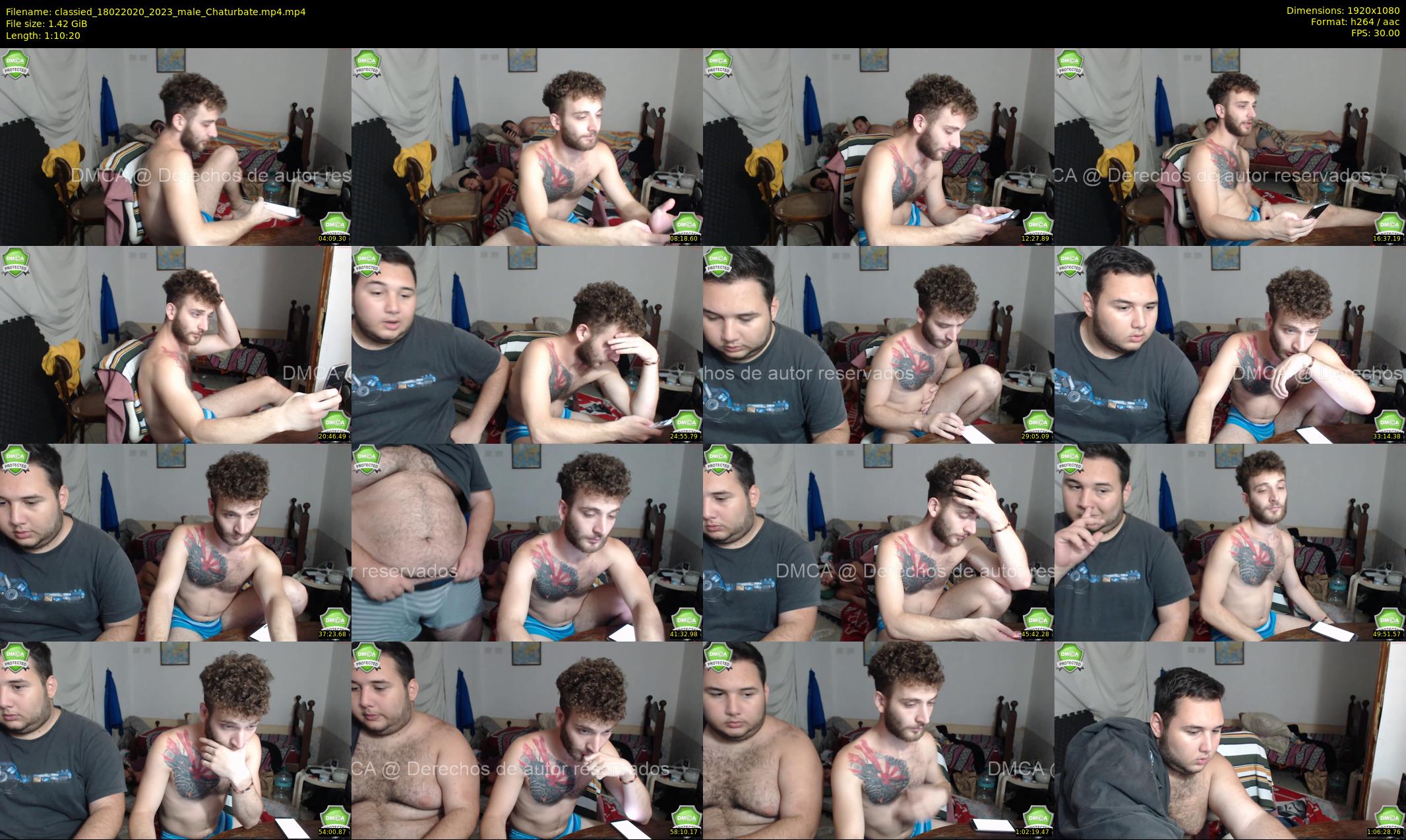 classied — 71 minute Chaturbate male cam show recording, 1080p, Feb 18, 2020