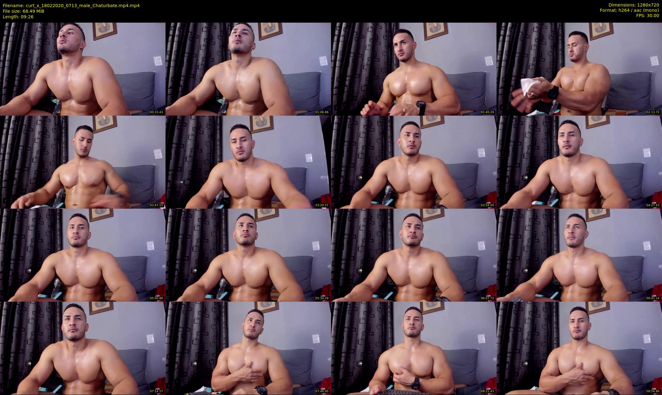 curt_x — 10 minute Chaturbate male cam show recording, 720p, Feb 18, 2020