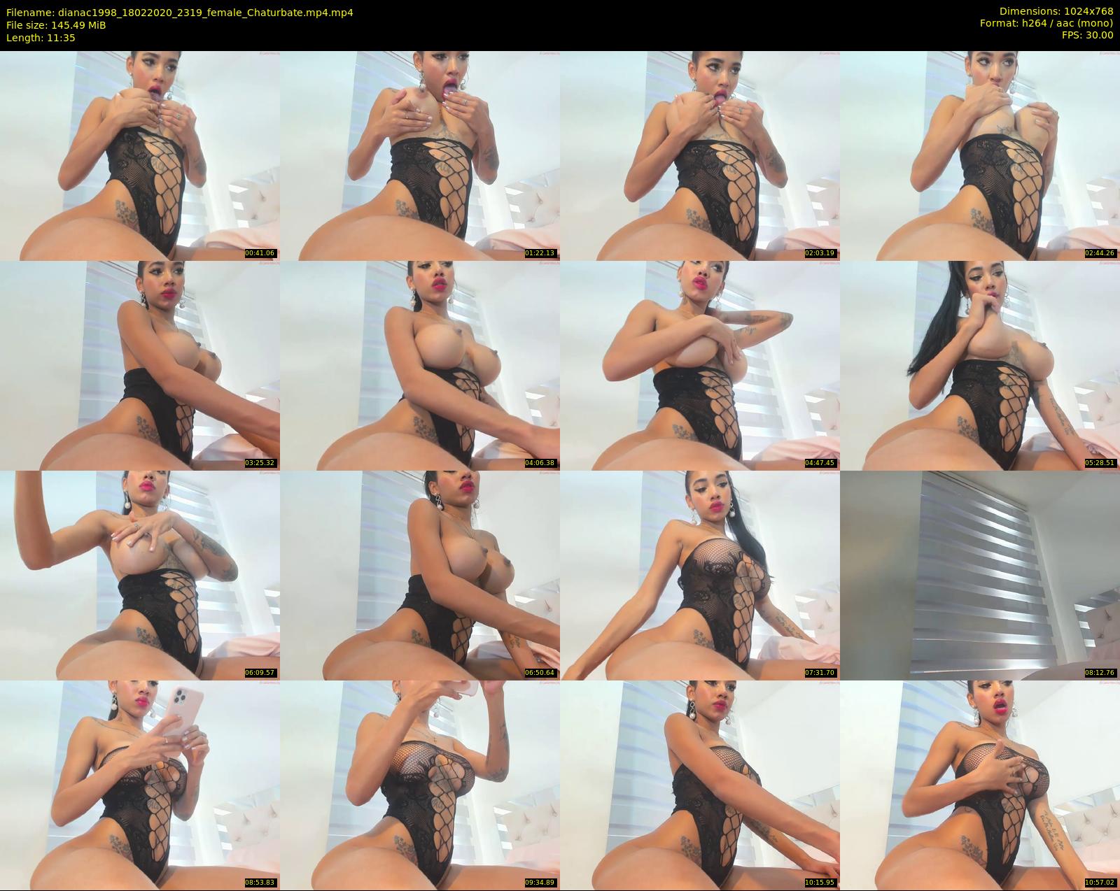 dianac1998 — 12 minute Chaturbate female cam show recording, 720p, Feb 18, 2020