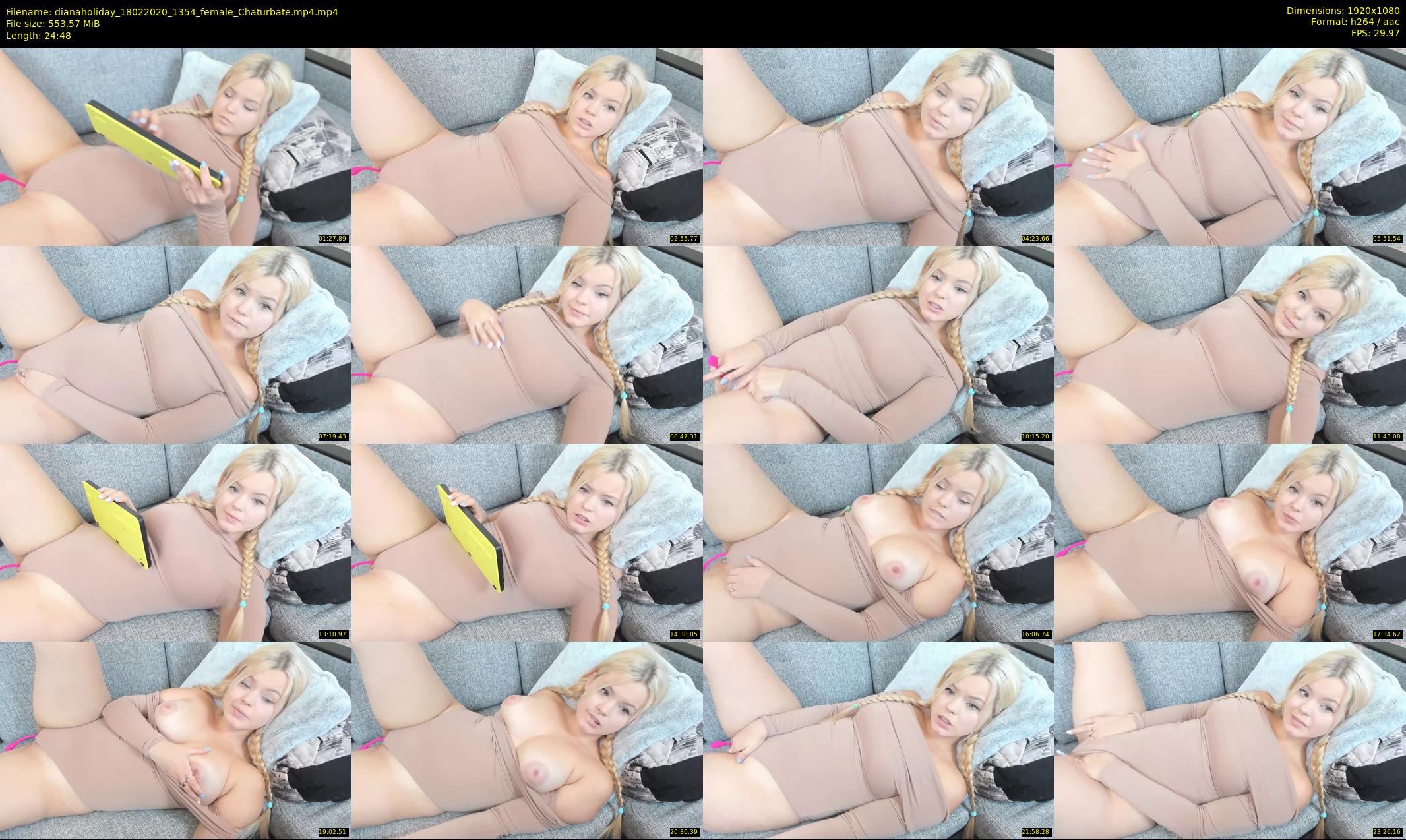 dianaholiday — 25 minute Chaturbate female cam show recording, 1080p, Feb 18, 2020
