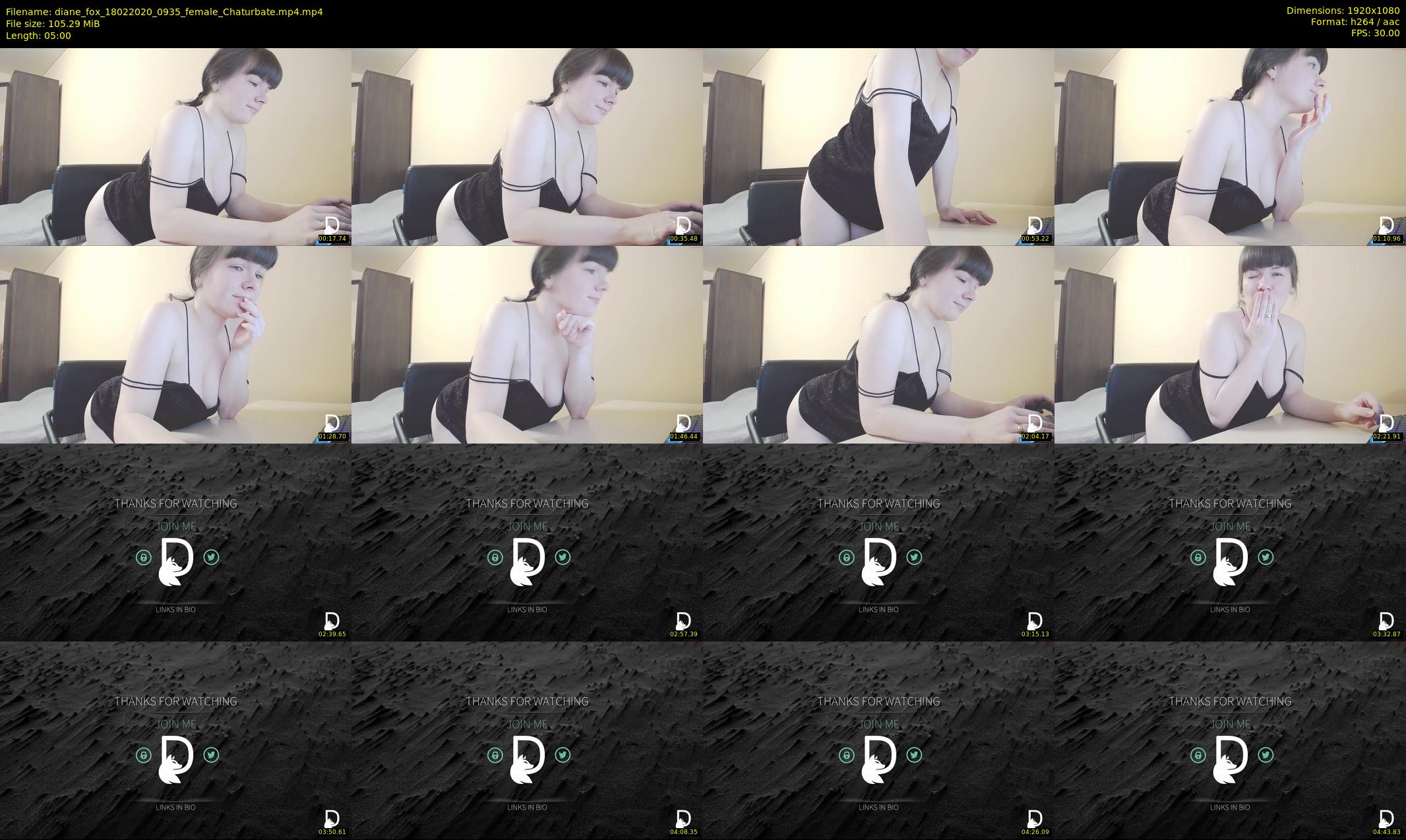 diane_fox — 5 minute Chaturbate female cam show recording, 1080p, Feb 18, 2020