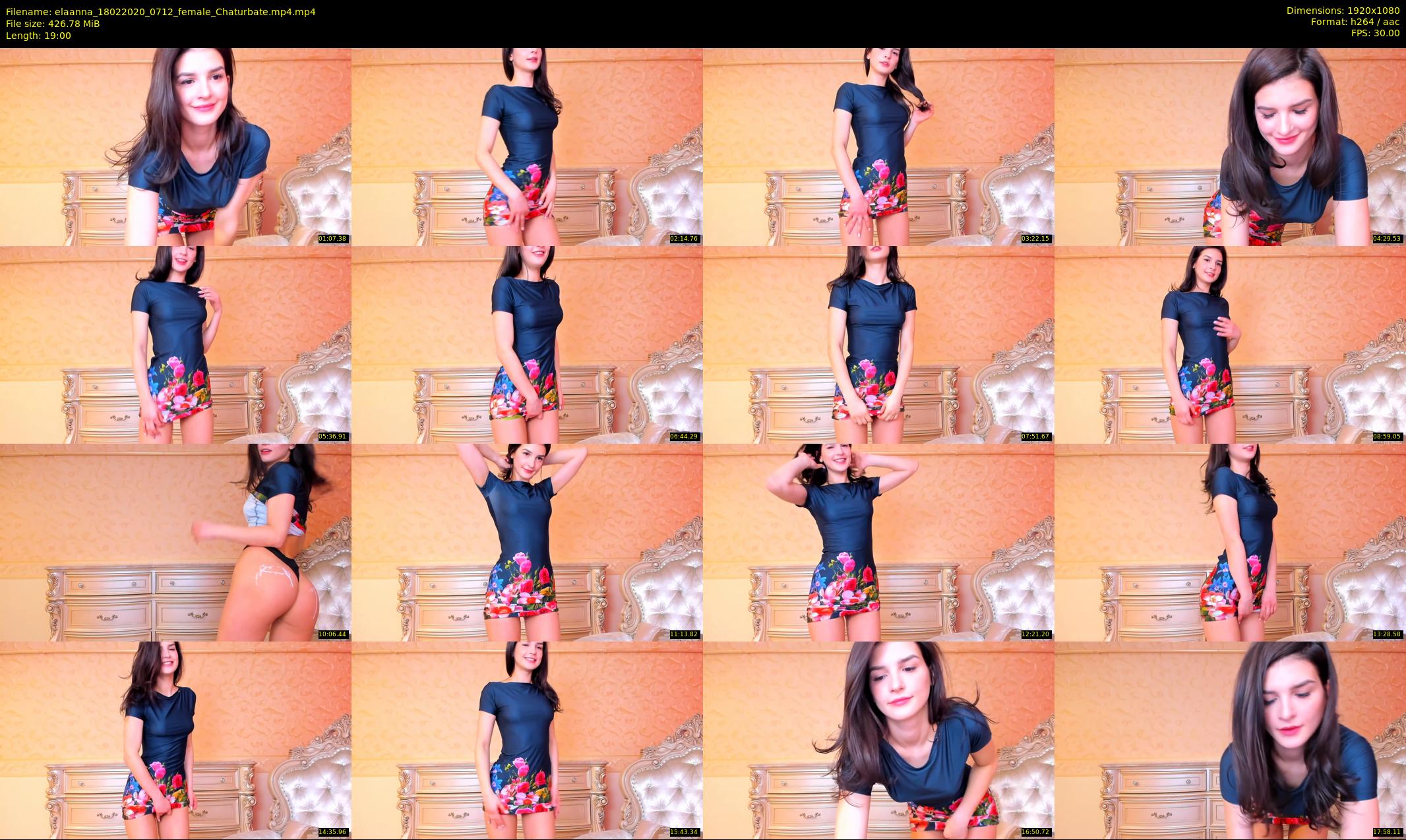 elaanna — 19 minute Chaturbate female cam show recording, 1080p, Feb 18, 2020
