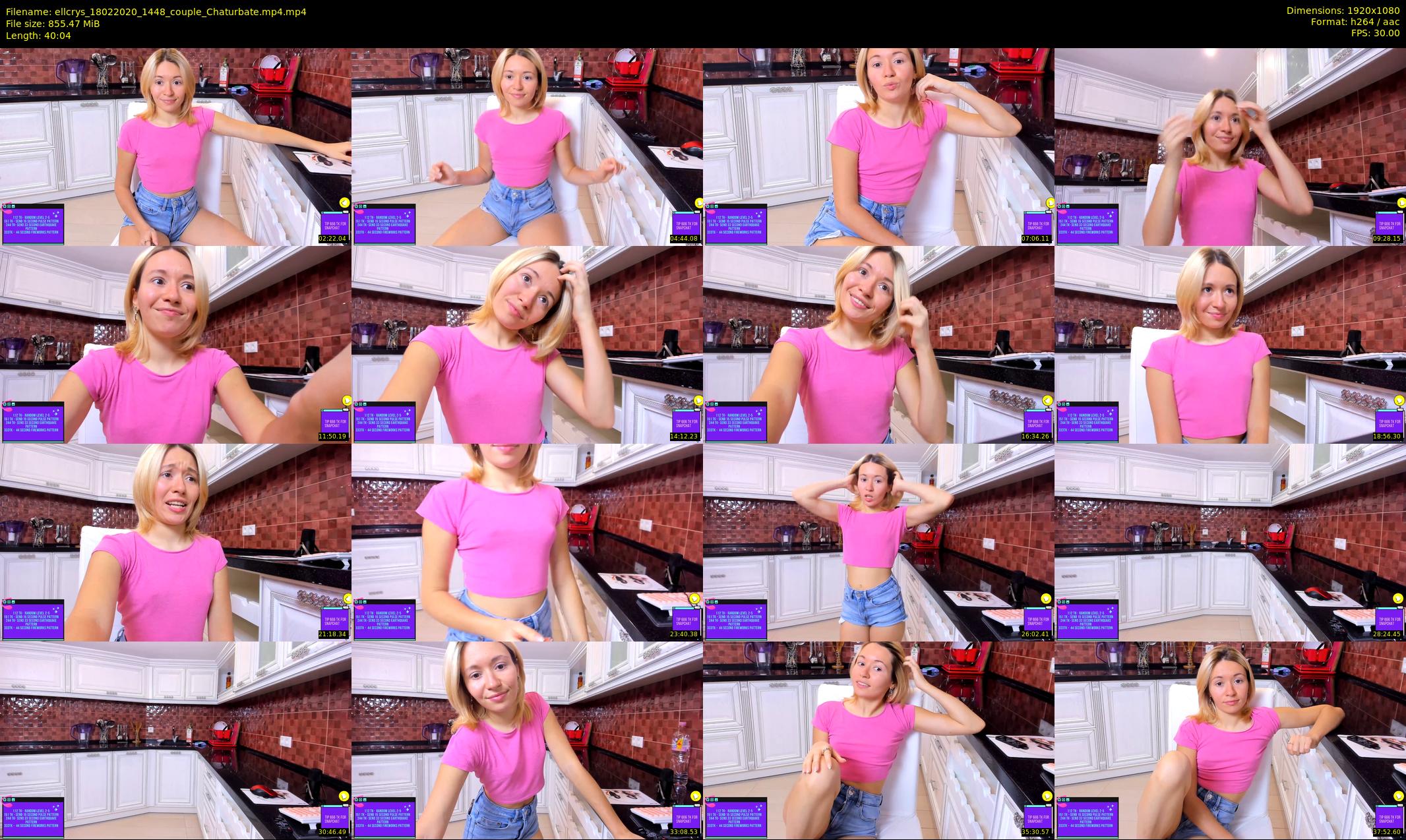 ellcrys — 41 minute Chaturbate couple cam show recording, 1080p, Feb 18, 2020