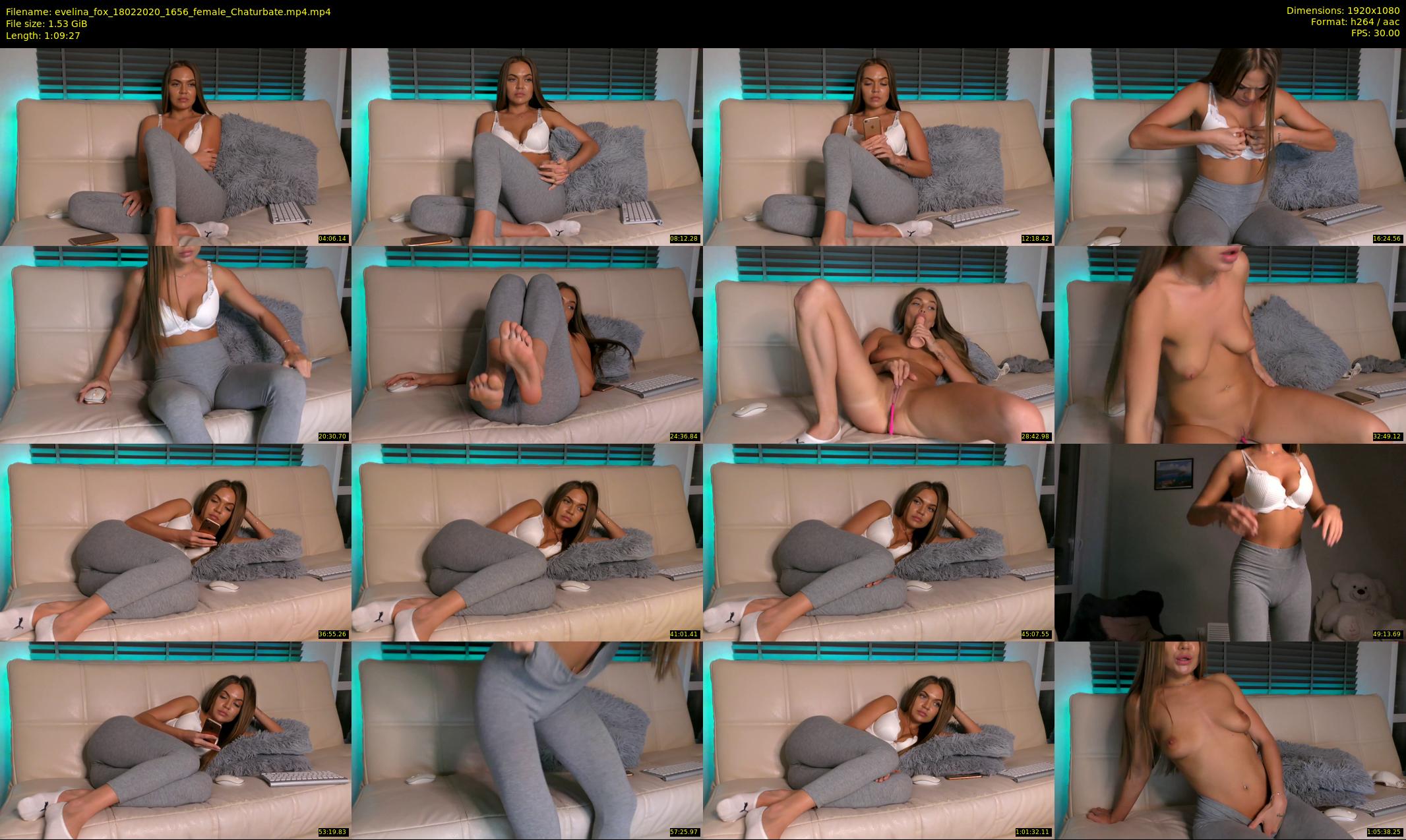 evelina_fox — 70 minute Chaturbate female cam show recording, 1080p, Feb 18, 2020