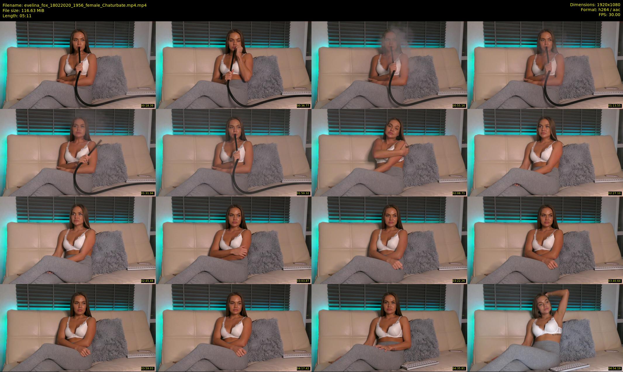 evelina_fox — 6 minute Chaturbate female cam show recording, 1080p, Feb 18, 2020