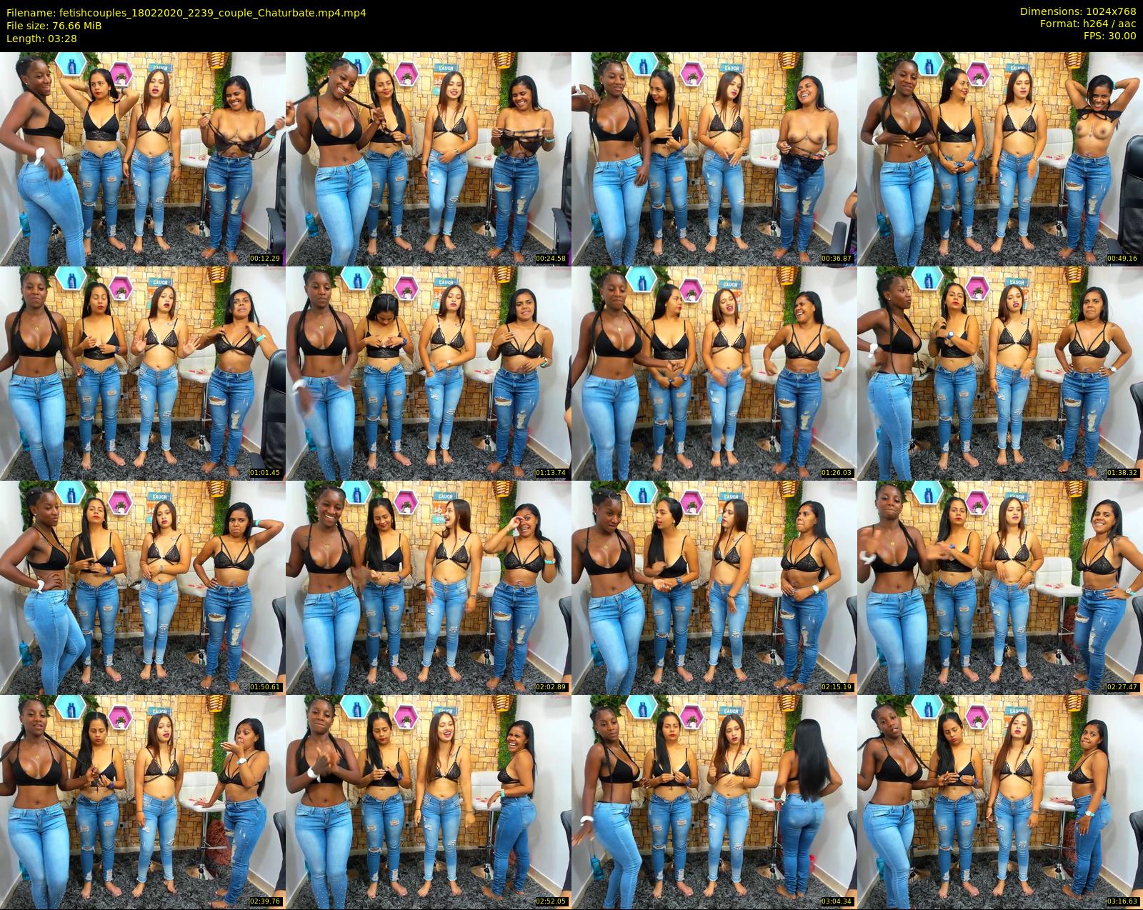 fetishcouples — 4 minute Chaturbate couple cam show recording, 720p, Feb 18, 2020