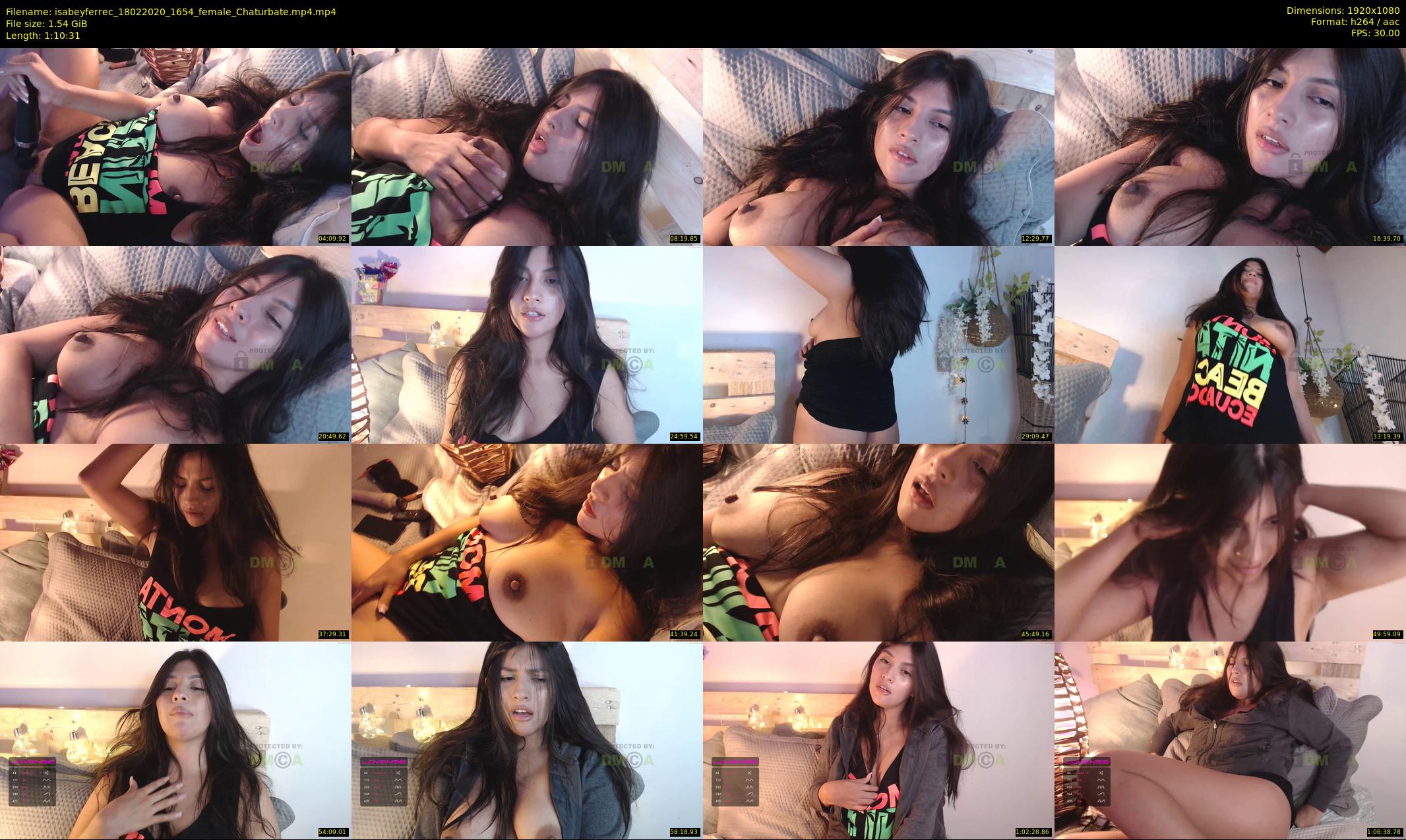 isabeyferrec — 71 minute Chaturbate female cam show recording, 1080p, Feb 18, 2020
