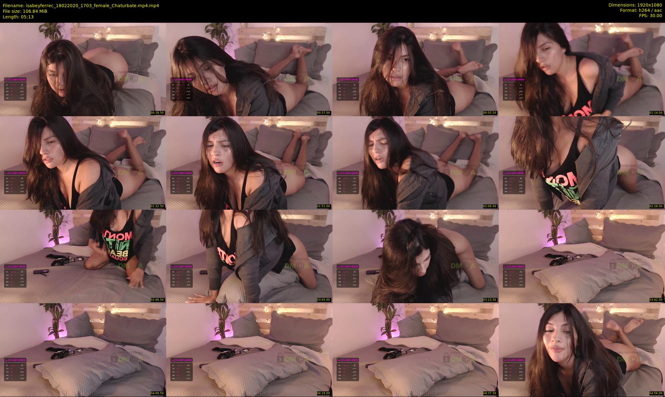 isabeyferrec — 6 minute Chaturbate female cam show recording, 1080p, Feb 18, 2020