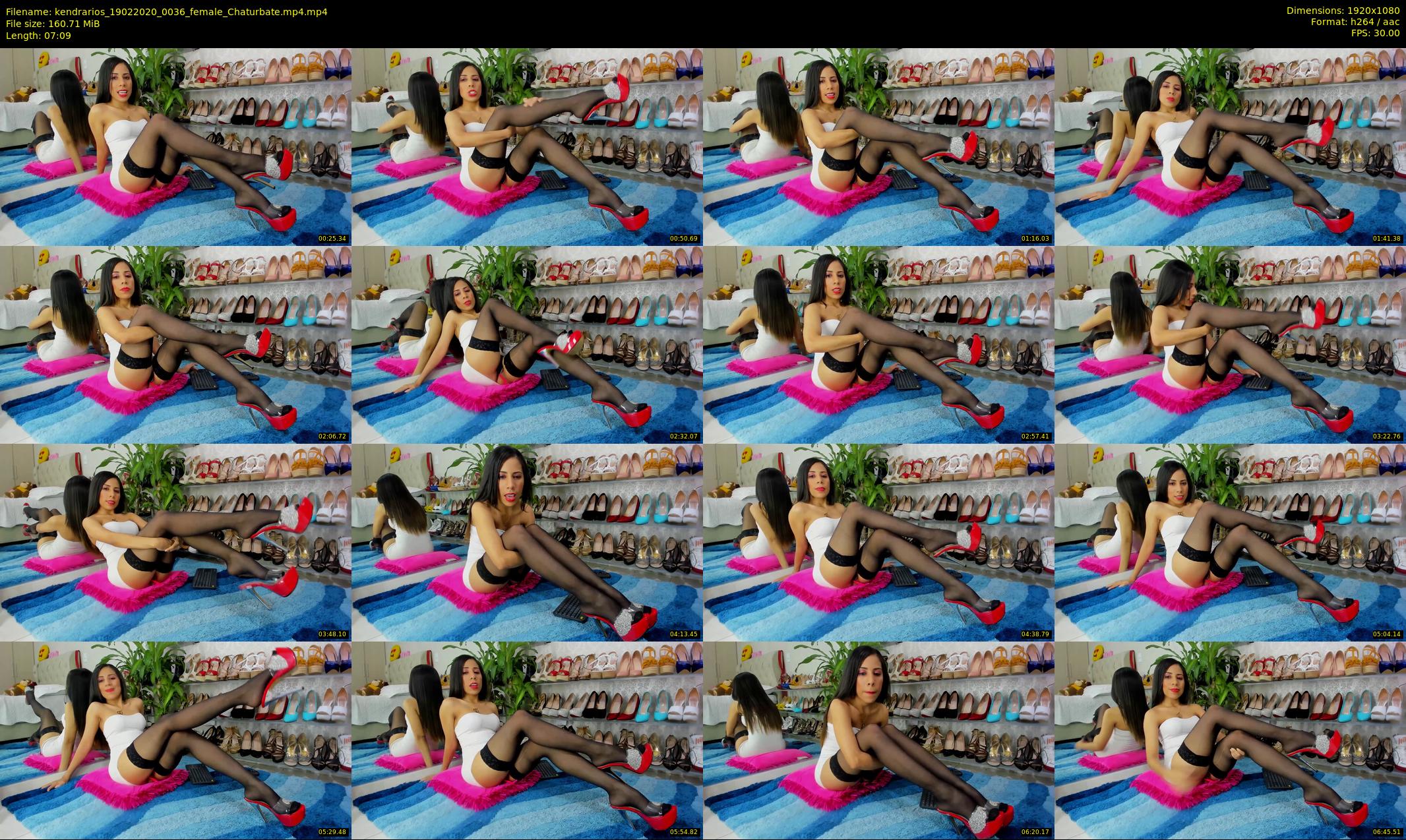 kendrarios — 8 minute Chaturbate female cam show recording, 1080p, Feb 19, 2020