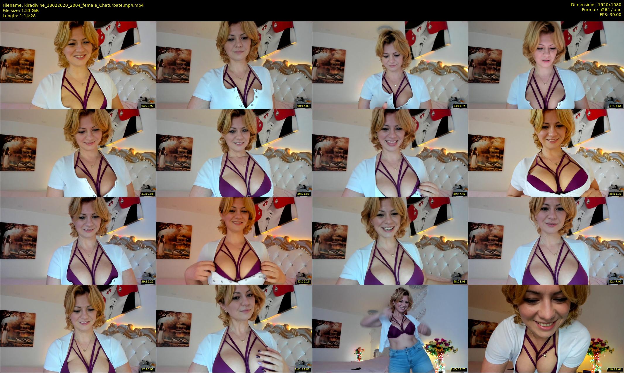 kiradivine — 75 minute Chaturbate female cam show recording, 1080p, Feb 18, 2020