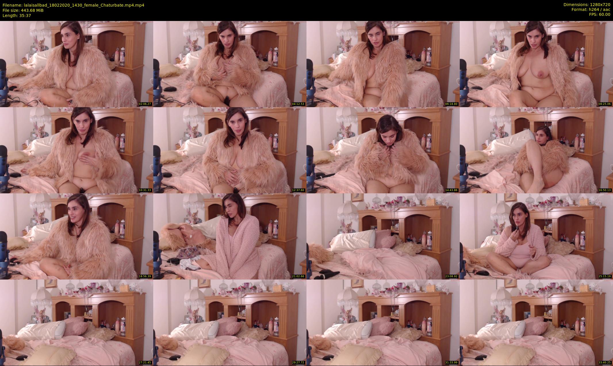 lalaisallbad — 36 minute Chaturbate female cam show recording, 720p, Feb 18, 2020