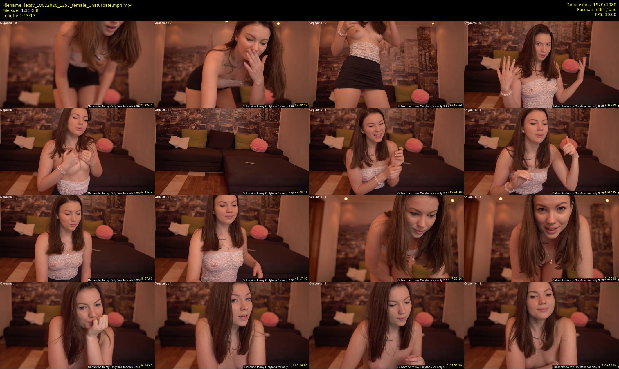 lecsy — 74 minute Chaturbate female cam show recording, 1080p, Feb 18, 2020