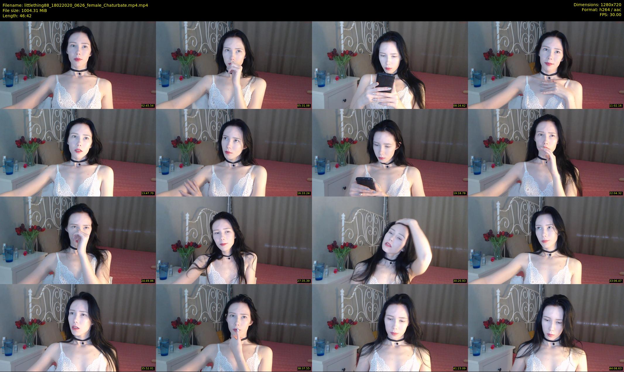 littlething88 — 47 minute Chaturbate female cam show recording, 720p, Feb 18, 2020