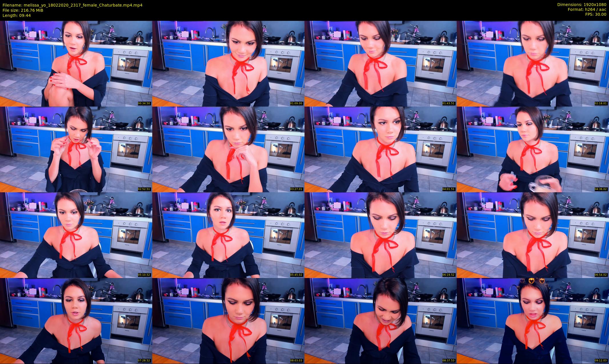 melissa_yo — 10 minute Chaturbate female cam show recording, 1080p, Feb 18, 2020