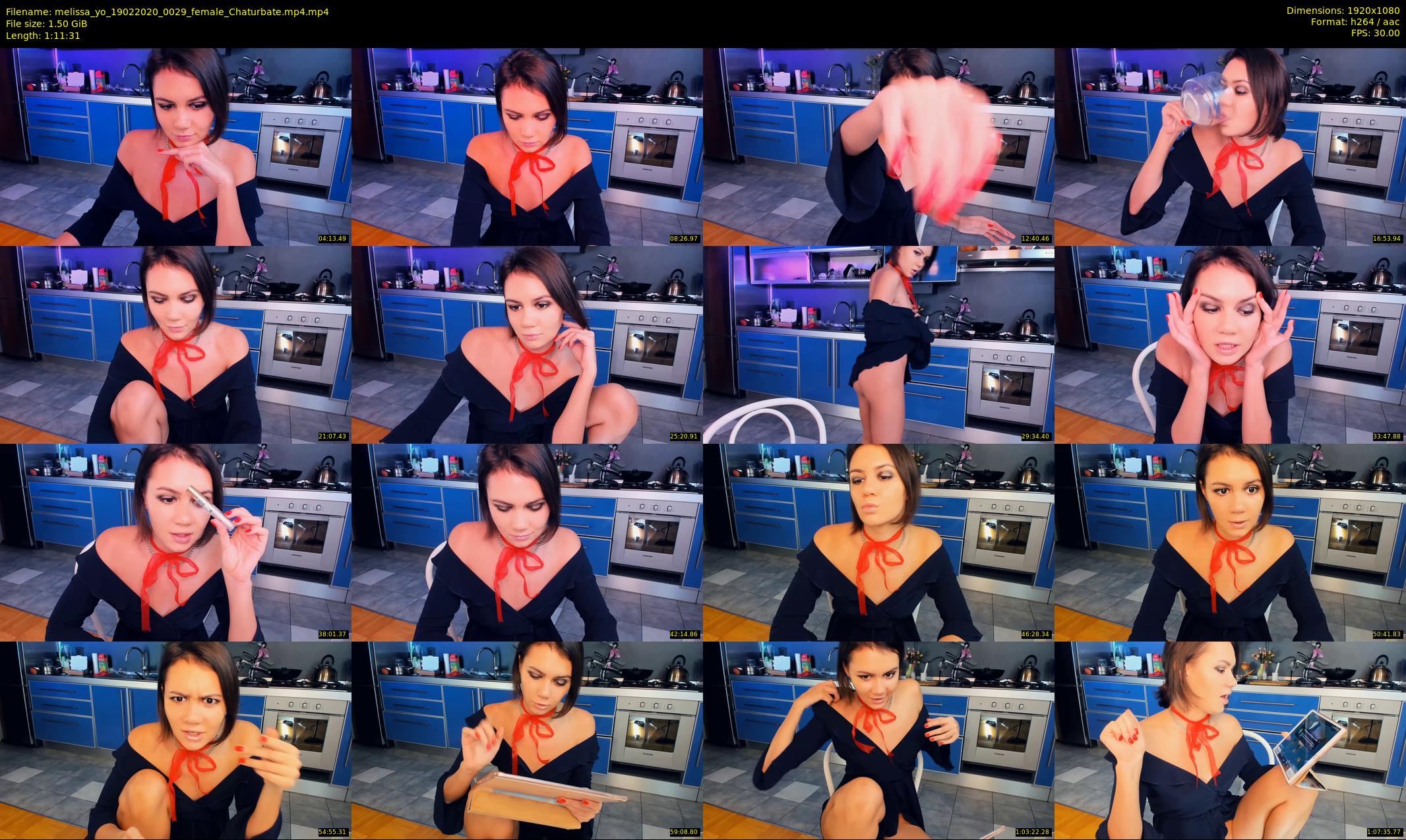 melissa_yo — 72 minute Chaturbate female cam show recording, 1080p, Feb 19, 2020