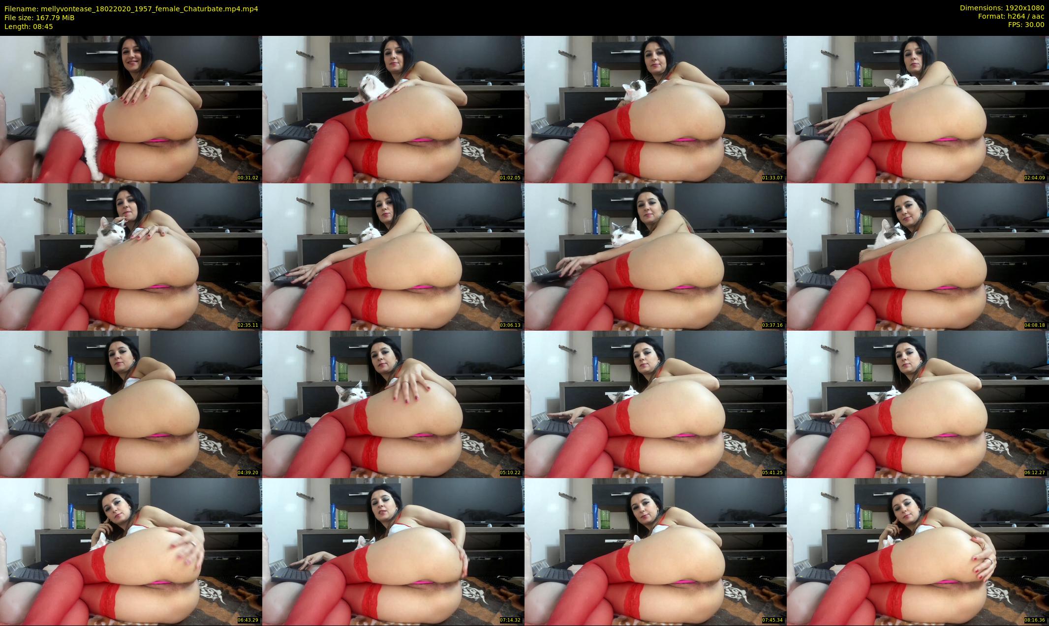 mellyvontease — 9 minute Chaturbate female cam show recording, 1080p, Feb 18, 2020